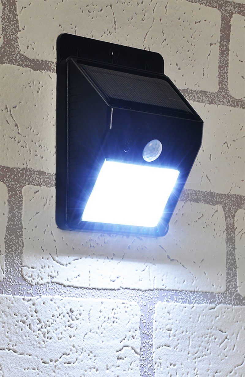 Fachhandel Plus Dachrinnenleuchte LED LED IF-Bewegungsmelder, mit Solar Strahler Bewegungsmelder