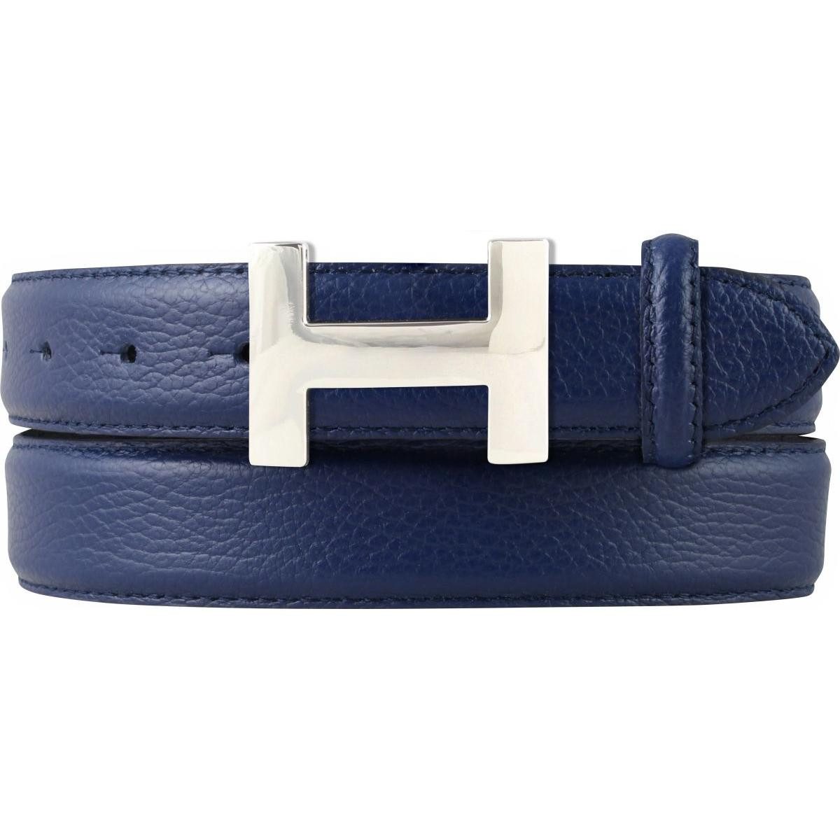 Ledergürtel Damen-Gürtel HAILEY aus strukturiertem Leder 3 cm - Schmaler Ledergürt