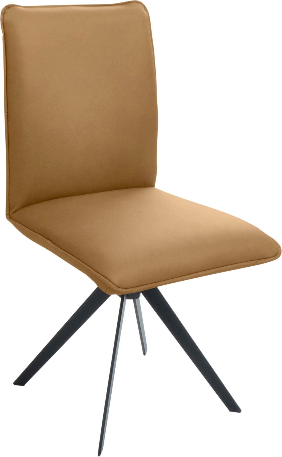 K+W Komfort & Wohnen Drehstuhl, Blitzdrehkreuz und Rückholfunktion, dekorativer 12mm Biese