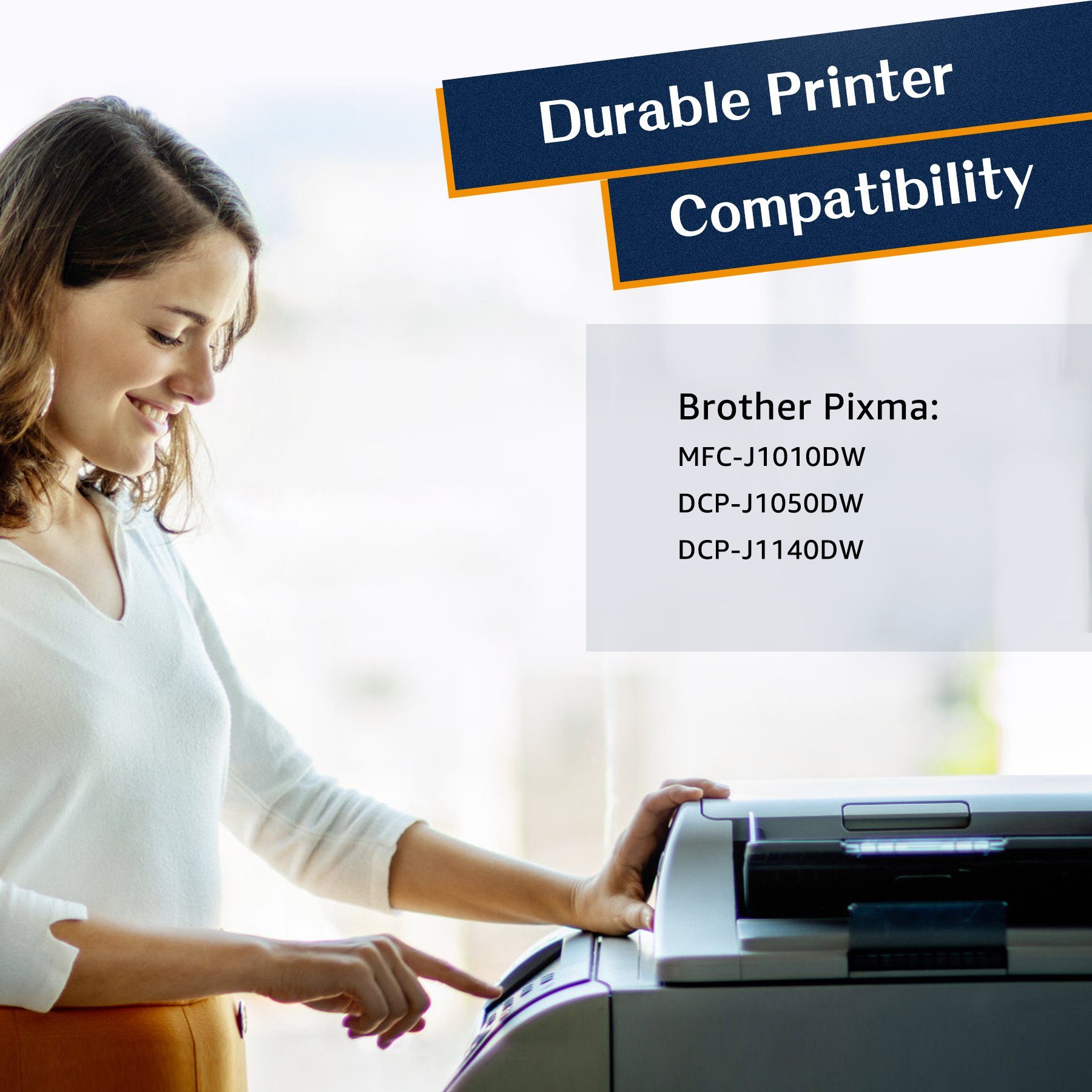 DW DCP-J ColorKing (DCP-J LC421 DW) DW LC DCP-J 421 kompatible 1140 Tintenpatrone für 3er Brother 1800 Druckerpatronen DW 1010 MFC-J 1050