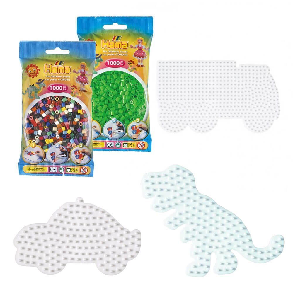 Hama Perline Maxi HAMA Blister 2 Piastre Maxi - Auto E Aereo Per