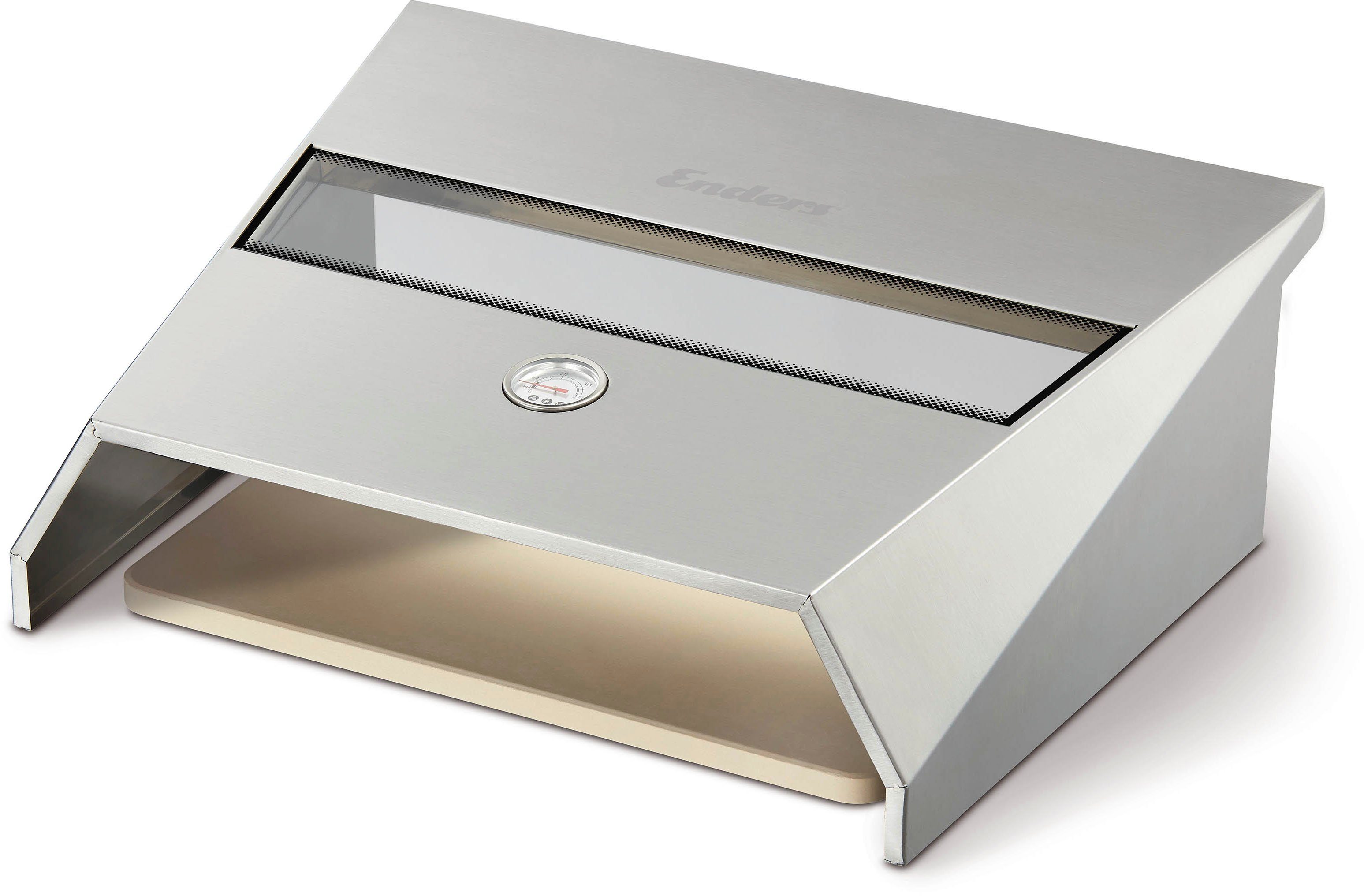 Enders® Pizzaofen-Grillaufsatz Turbo, Edelstahl, für 3-/4-Brenner mit Backburner