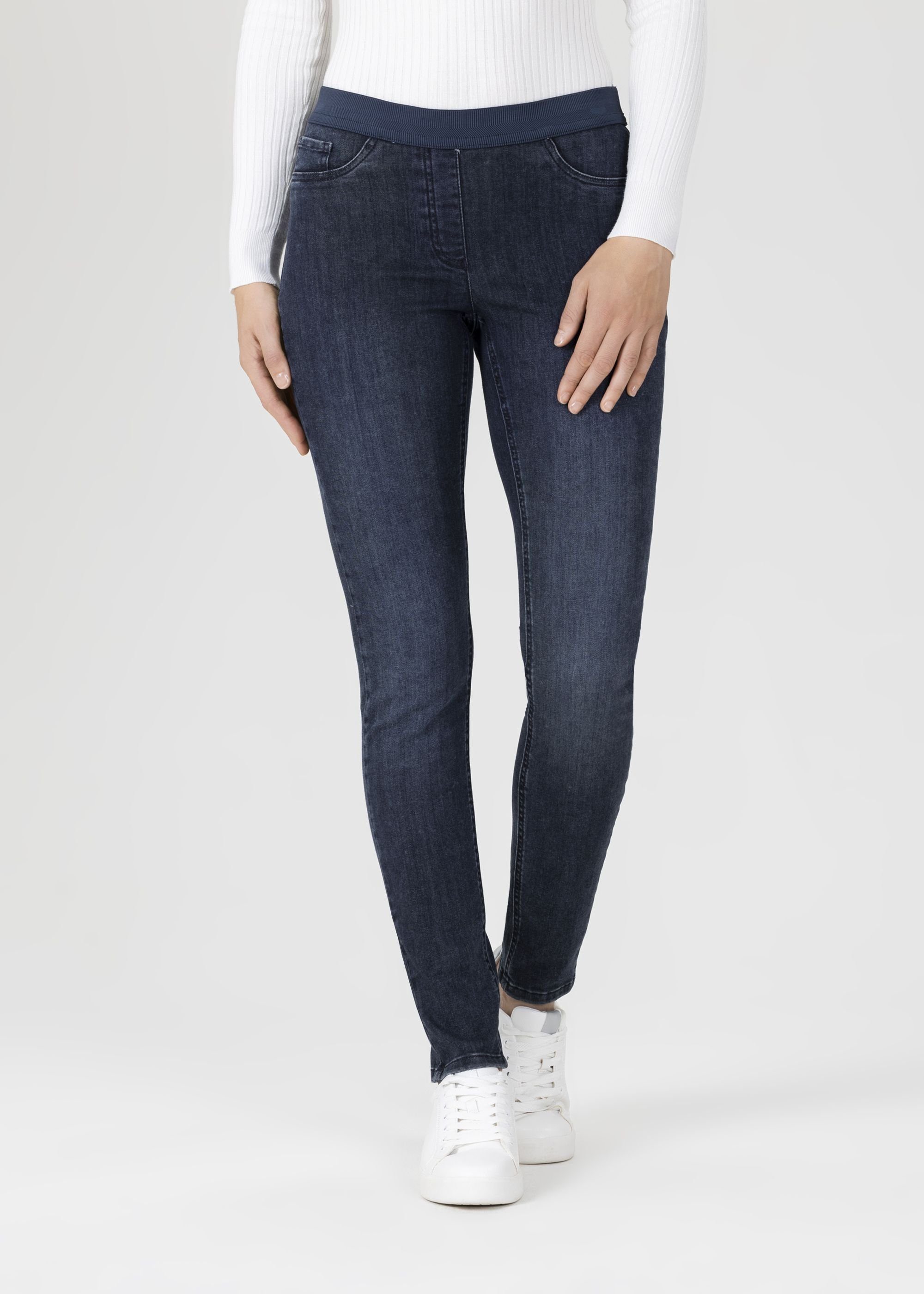 Stehmann Slim-fit-Jeans Sissi Slim Fit, Komfortabel und anschmiegsam durch  Stretchanteil