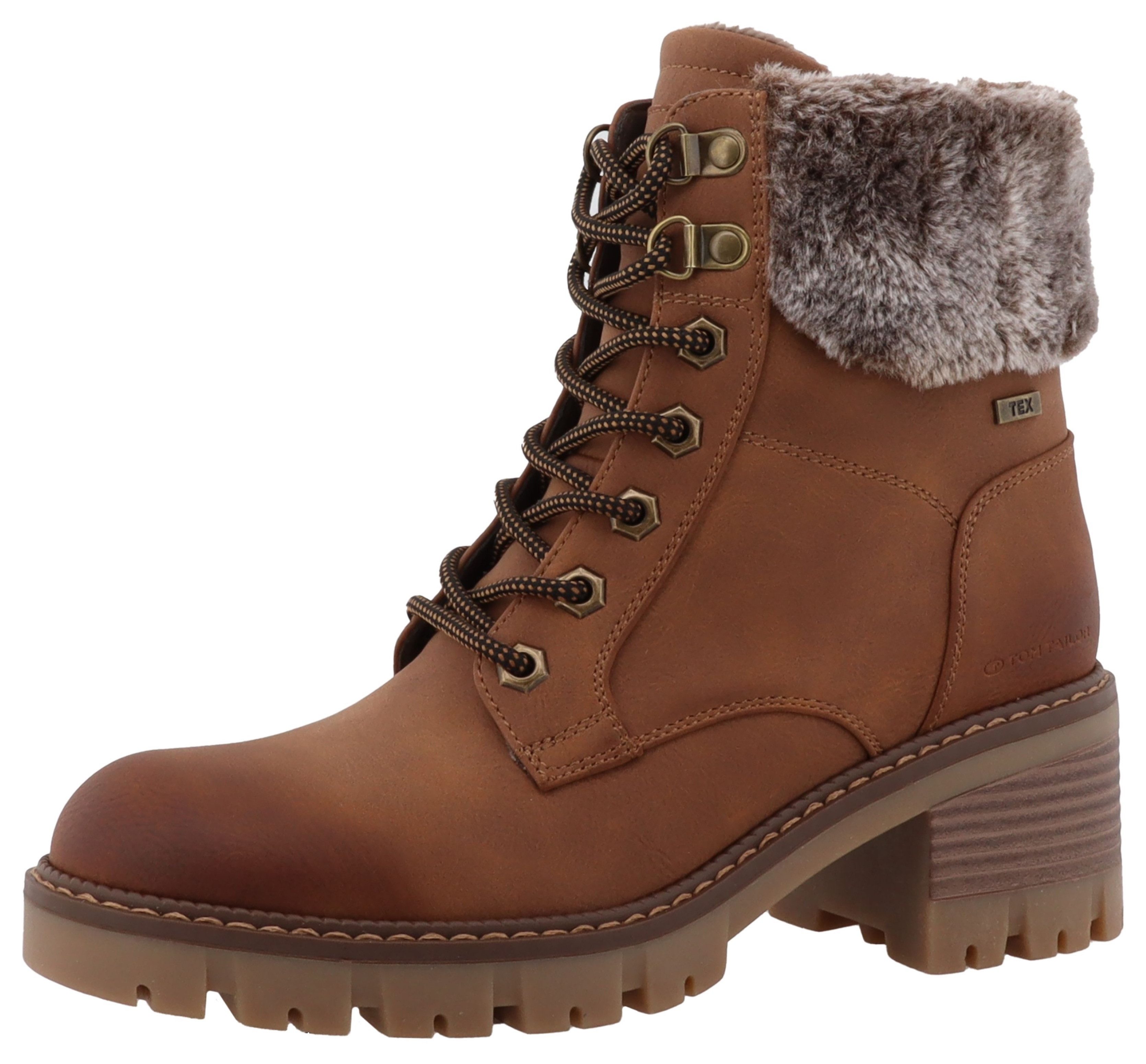 TOM TAILOR Winterstiefelette Workerboots, Plateaustiefelette mit günstig online kaufen