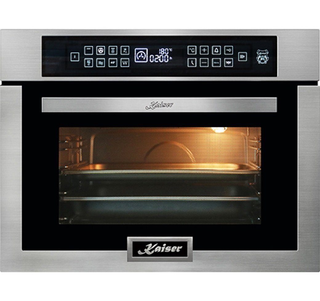 Kaiser Küchengeräte Einbau-Mikrowelle, 38,00 l, Mikrowellen-Backofen, 45 cm Hoch,TouchControl, Heißluft