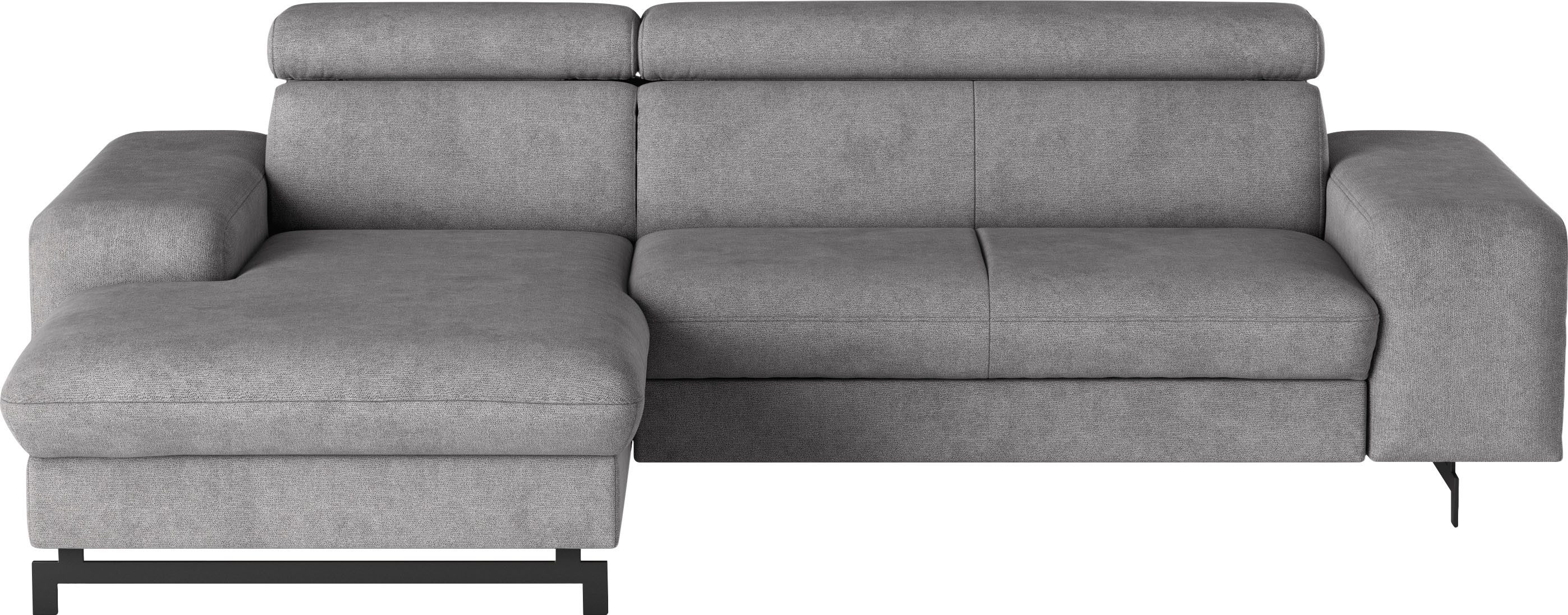 COTTA Ecksofa "Emma L-Form", mit Kopfteilverstellung, wahlweise mit Bettfun günstig online kaufen