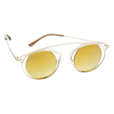 Goldene Damen Sonnenbrillen kaufen » Damen Gold Sonnenbrillen