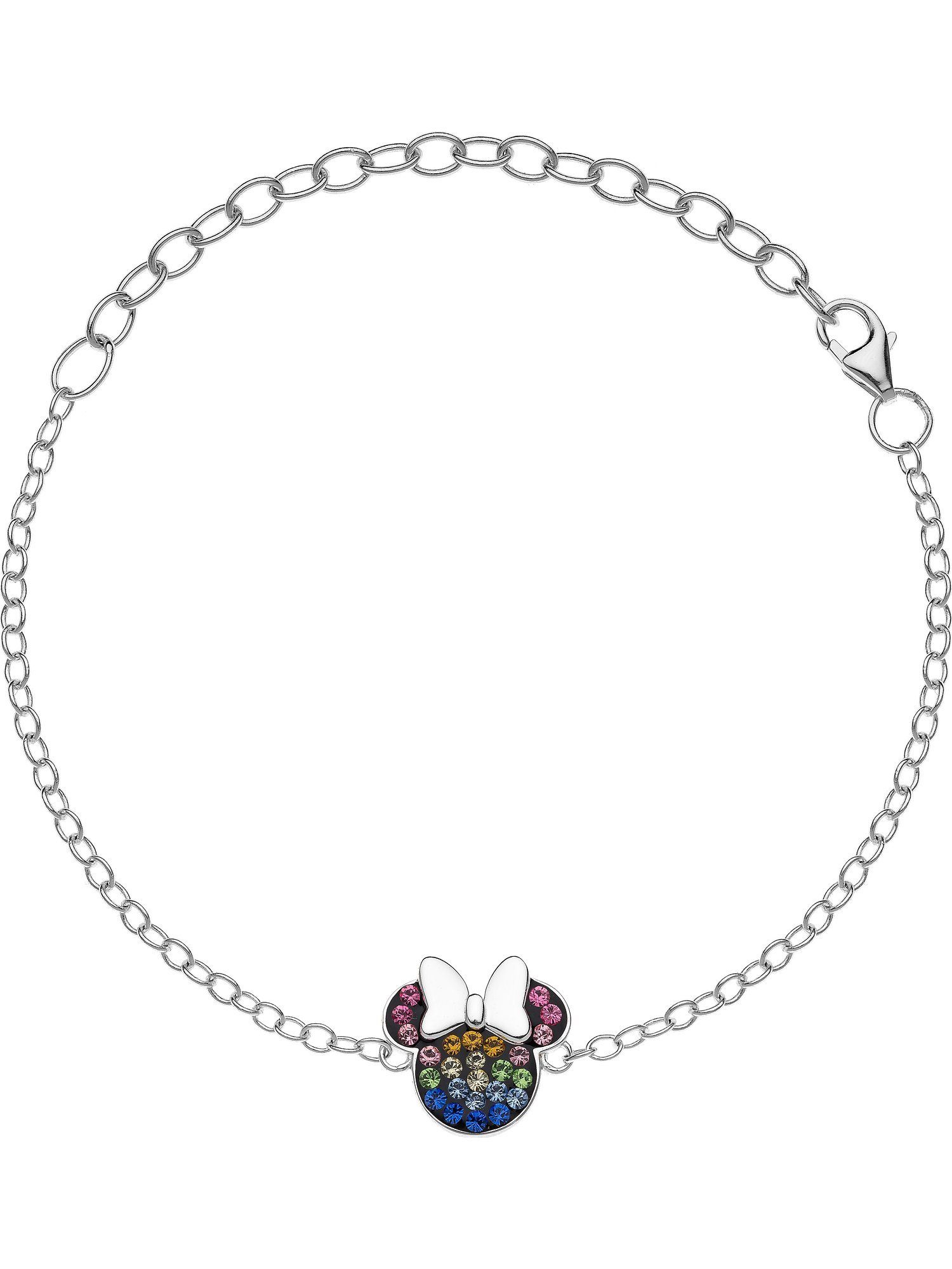 DISNEY Jewelry Silberarmband Disney Mädchen-Armband 925er Silber 26 Kristall, Modern