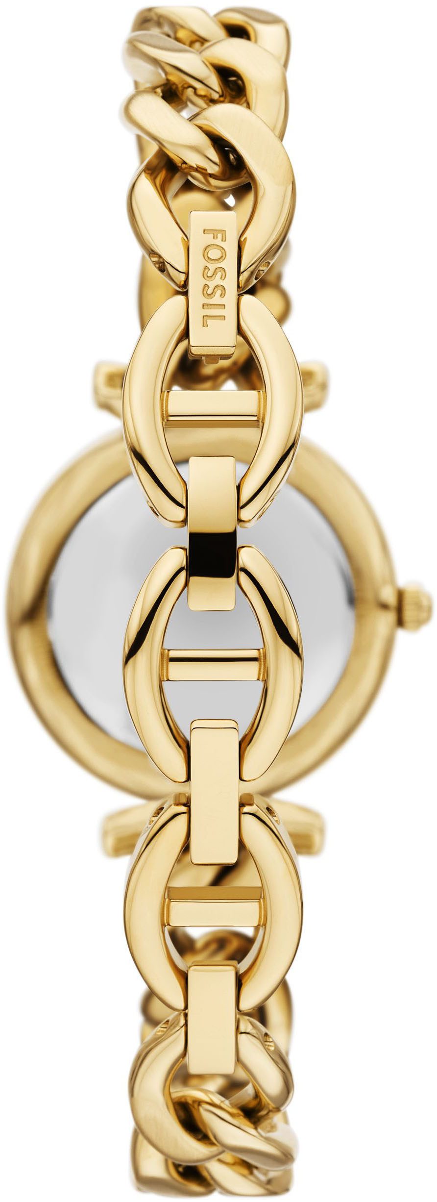 Fossil Quarzuhr CARLIE MINI ES5387SET, (Set, 2-tlg., mit Armband), Armbanduhr, Damenuhr, Edelstahlarmband, Ideal auch als Geschenk