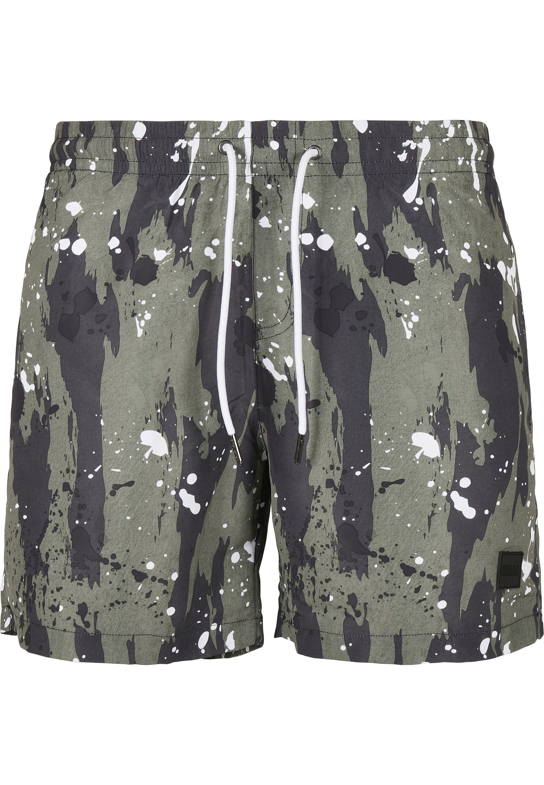 URBAN CLASSICS Badeshorts Urban Classics Herren Pattern Swim Shorts
