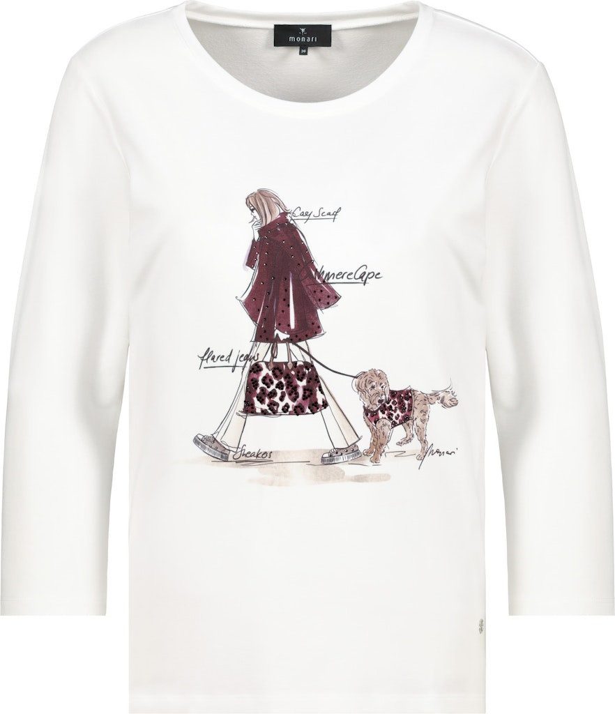 Monari T-Shirt 808957 Überschnittene Schultern für günstig online kaufen