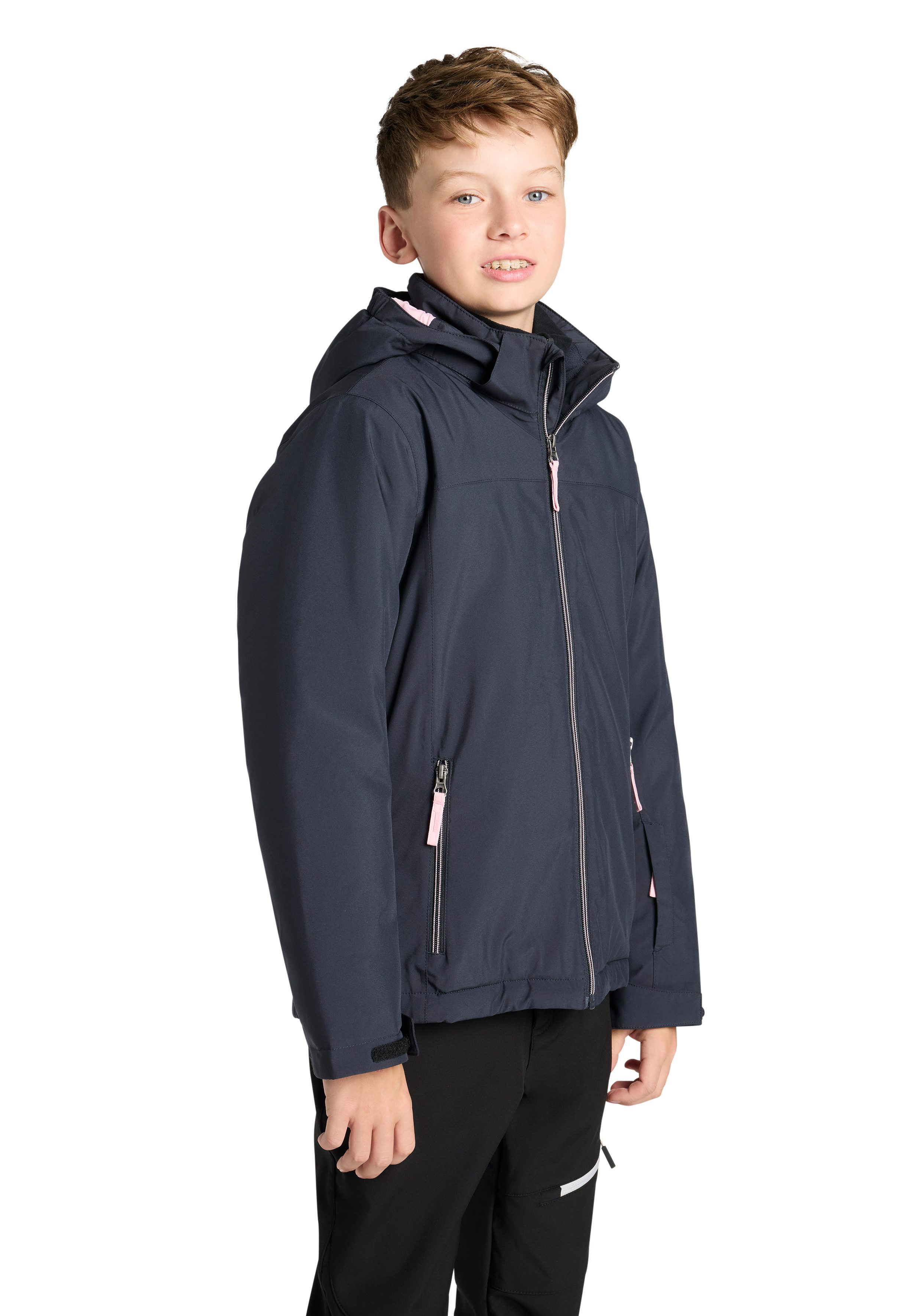 CMP Winterjacke (1-St) mit abnehmbarer Kapuze, mit wasserdichter Membran, aus Polyester