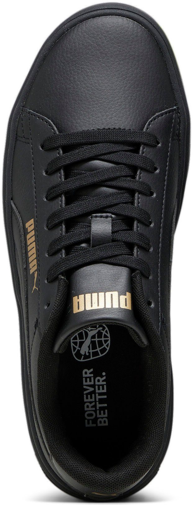 v3 Sneaker black PUMA Platform gold Smash