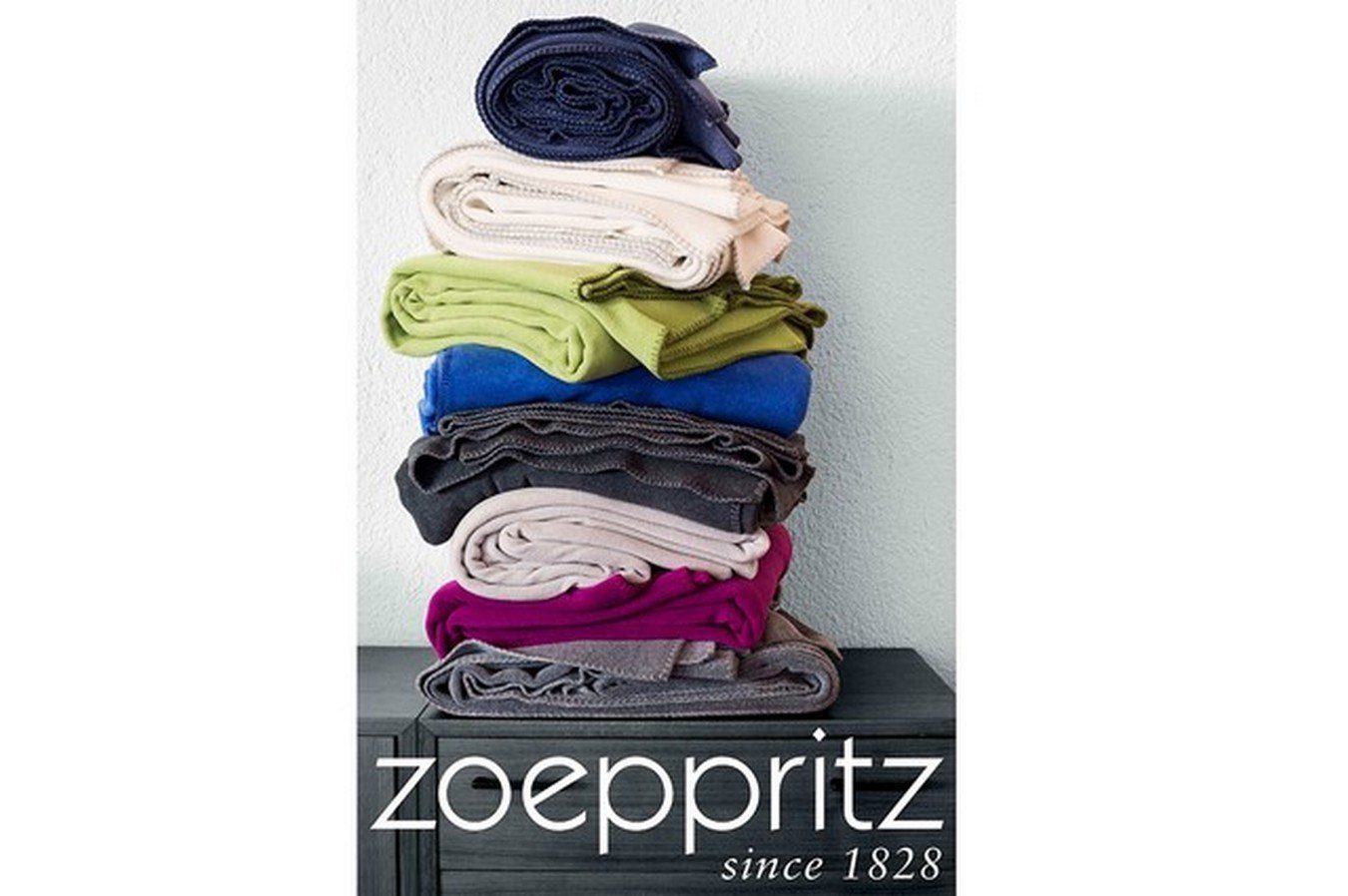 Wohndecke zoeppritz Soft-Fleece Decke 180 x 220 cm lavendel, zoeppritz