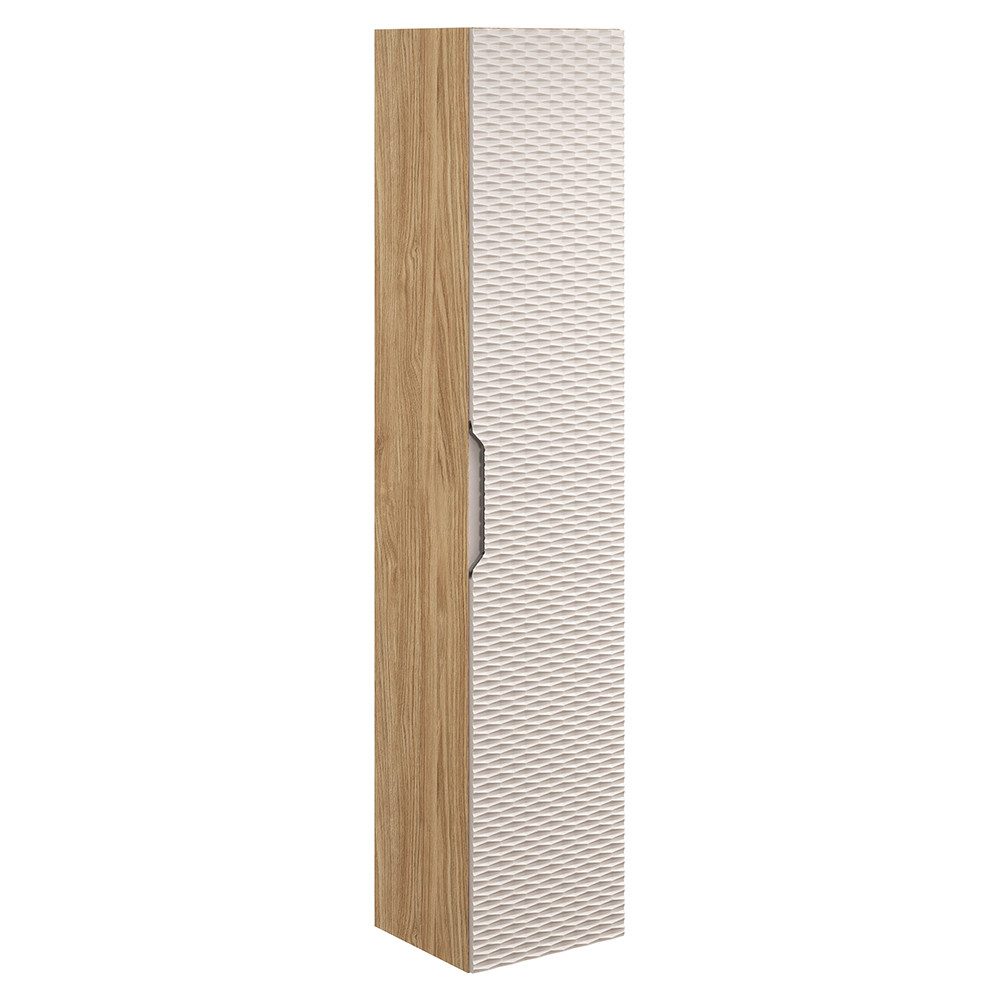 Lomadox Hochschrank OLUO-56-BEIGE Badschrank, 1-türig, Eiche günstig online kaufen