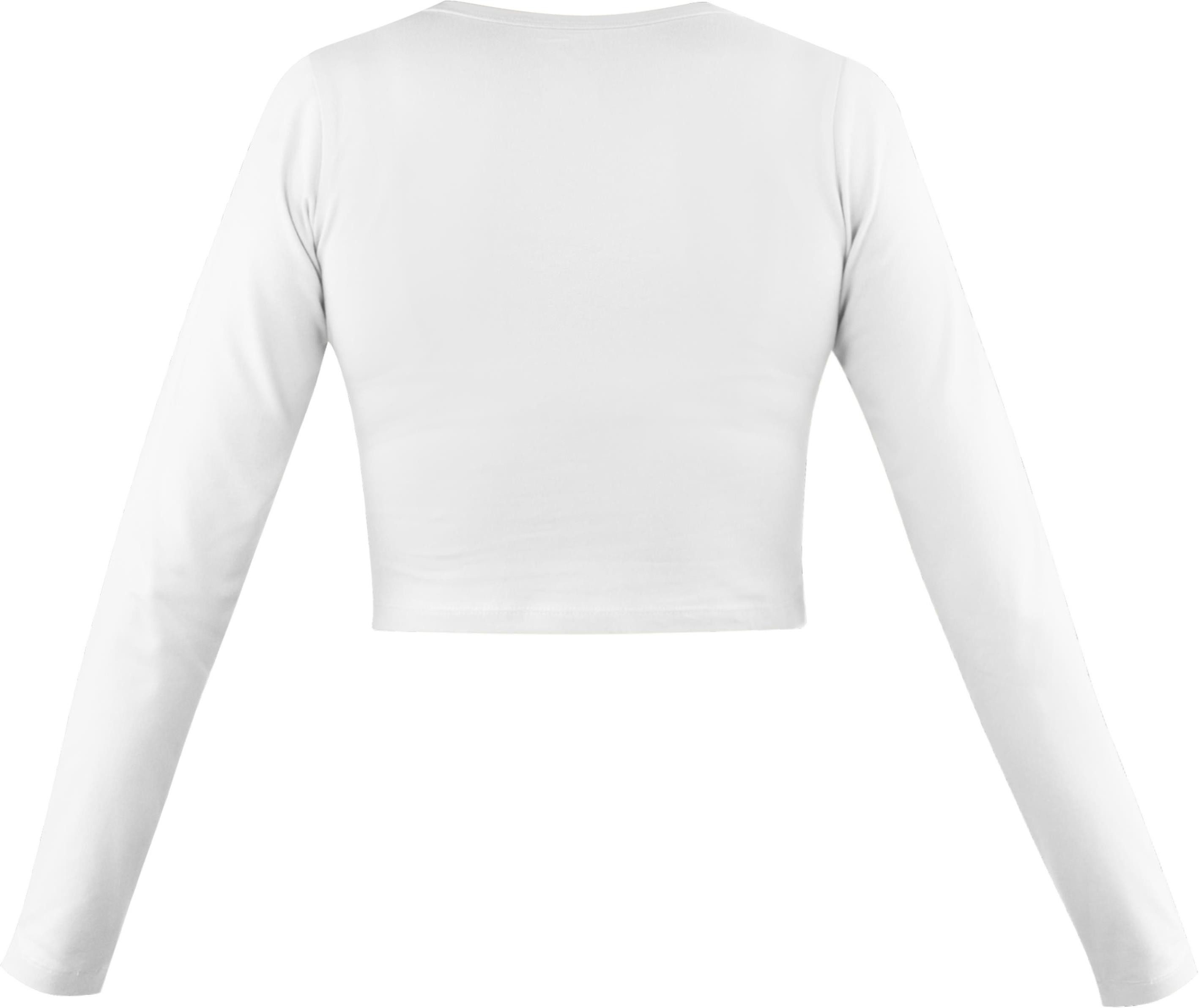 Janice Langarmshirt 3 x Damen crop Langarmshirt hochgeschlossen Noia Figurb günstig online kaufen