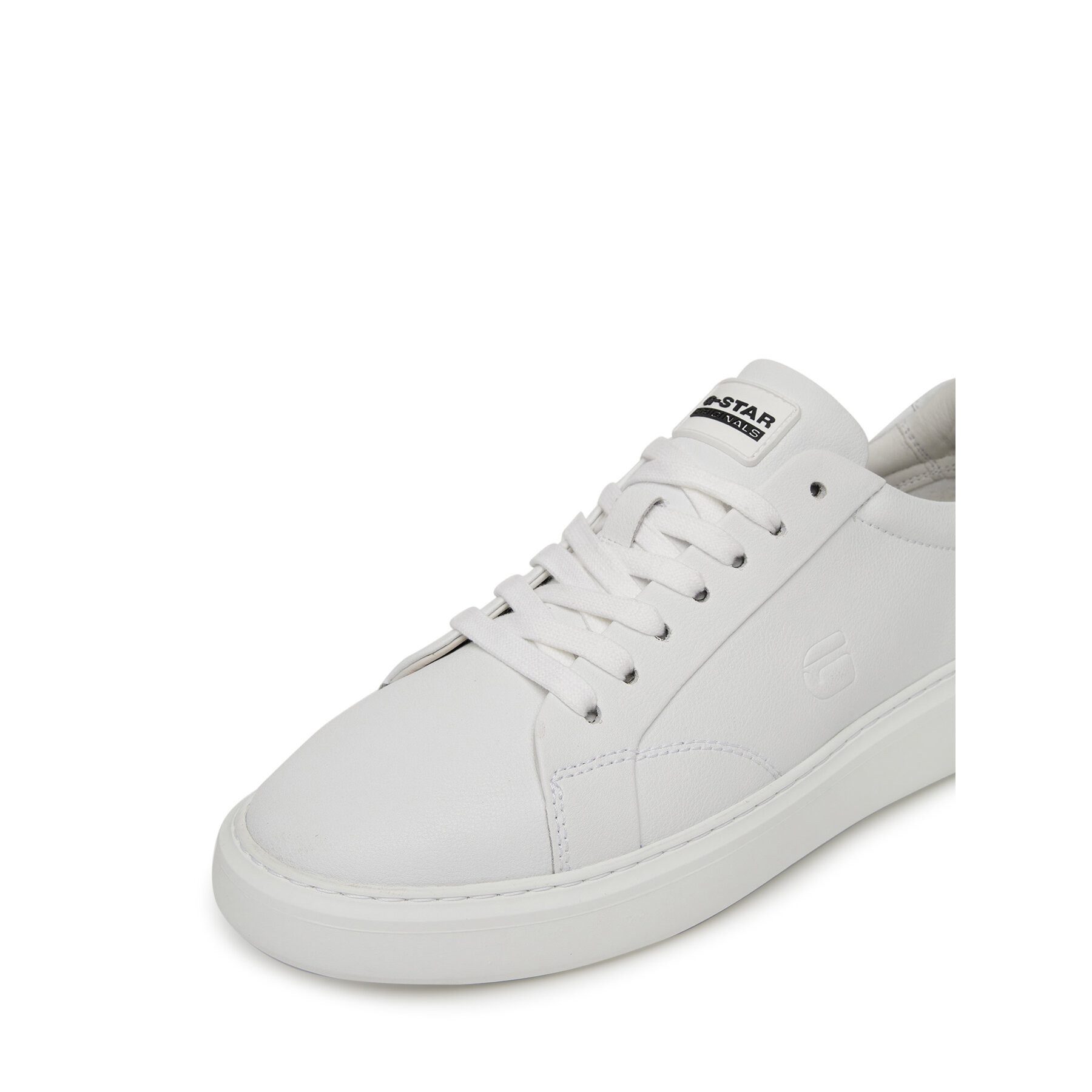 G-STAR G Star Raw Herren Niedrige Schuhe LONDON-04 MI08 Weiß Walkingschuh