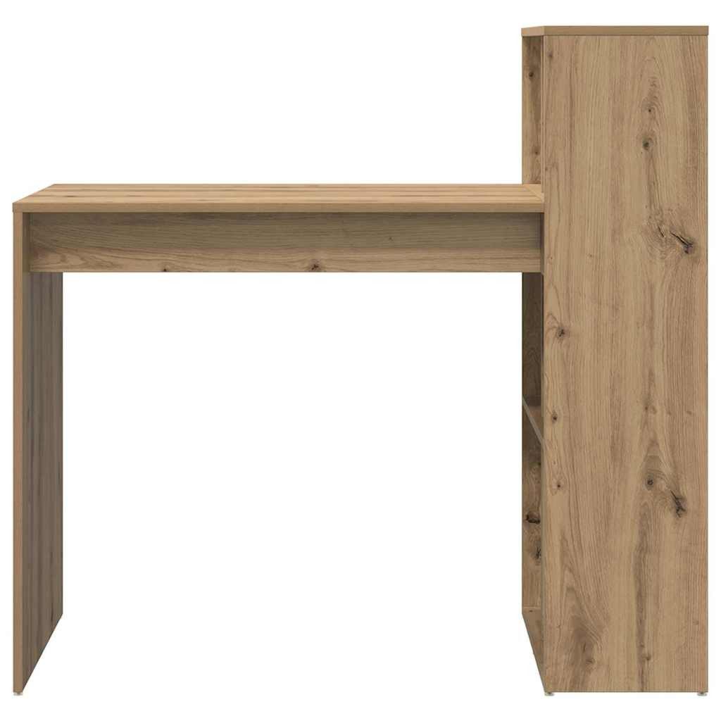 vidaXL Schreibtisch Schreibtisch Artisan-Eiche Holzwerkstoff 108 x 55 x 103.5 cm (1-St) – Bild 5 von 5