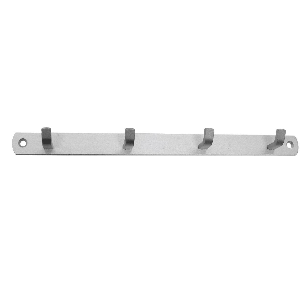 HSI Schrauben-Set HSI Hakenleiste, mit 5 Haken, Aluminium, weiß, 340mm, 1 STK