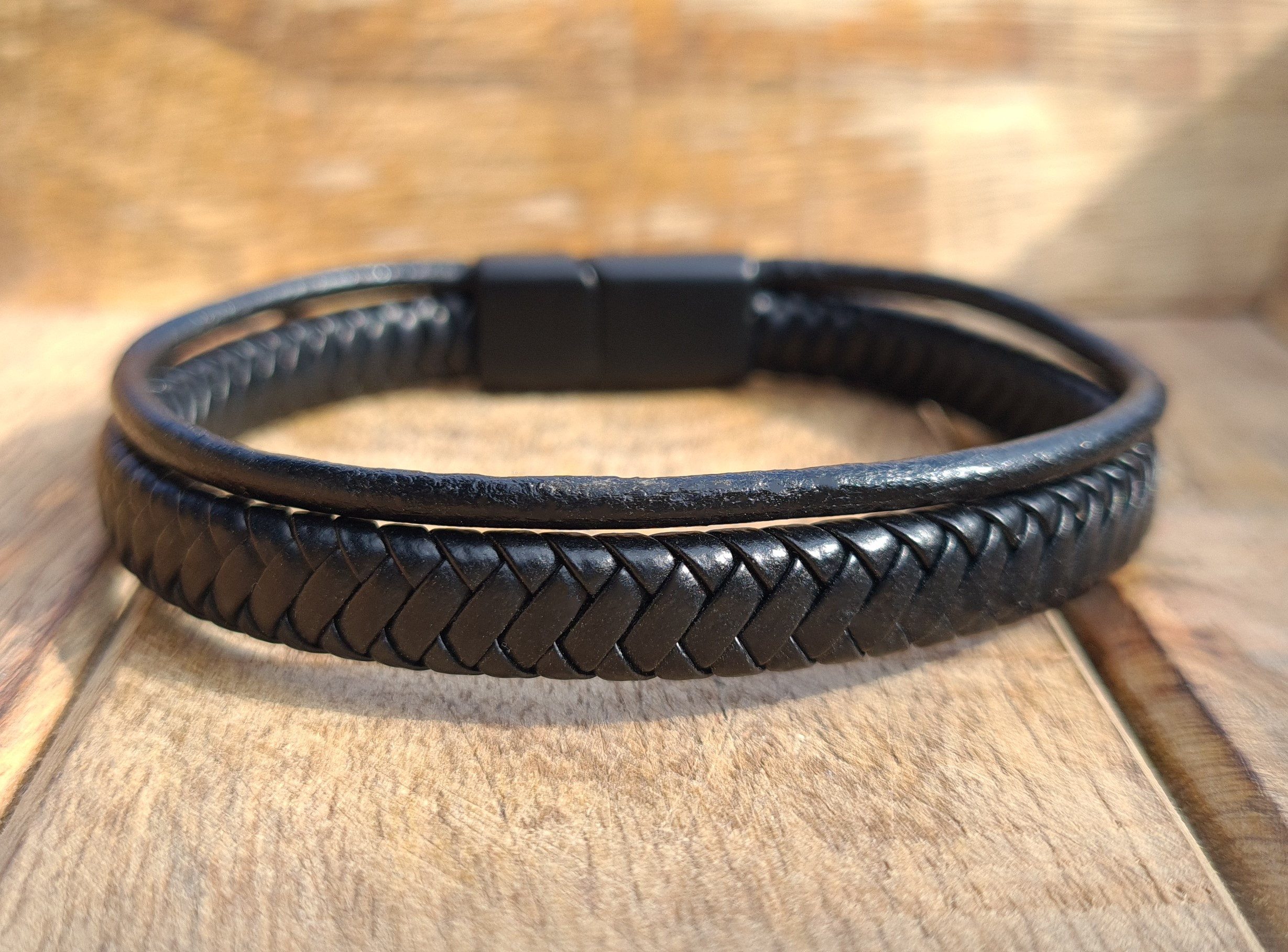 NAHLE Lederarmband Herren Lederarmband Männer Armband (inklusive Schmuckbox günstig online kaufen