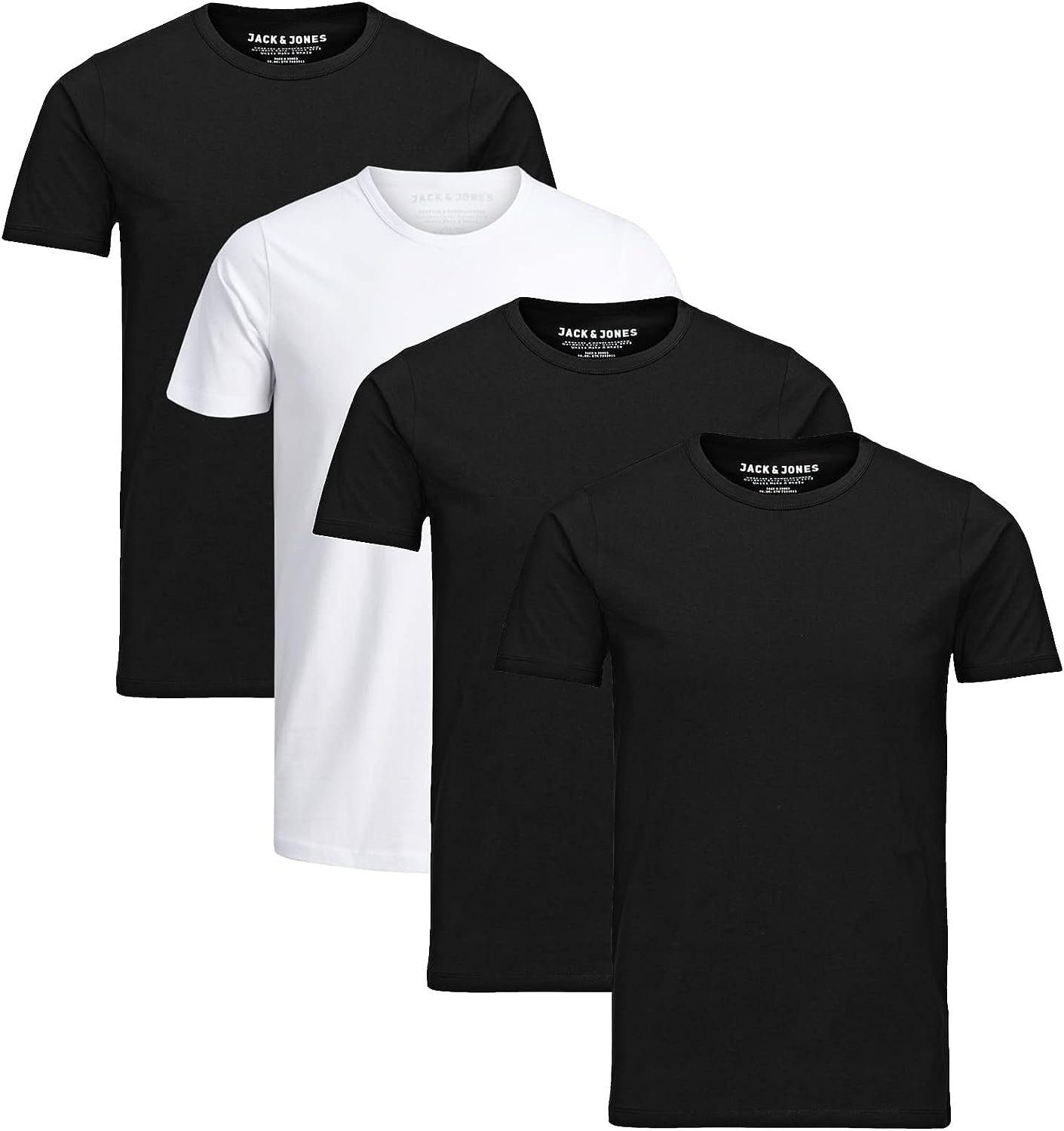Jack Shirts, & 4er-Pack) Jones T-Shirt 4er Rundhals Mix Basic, (Sparset, 7