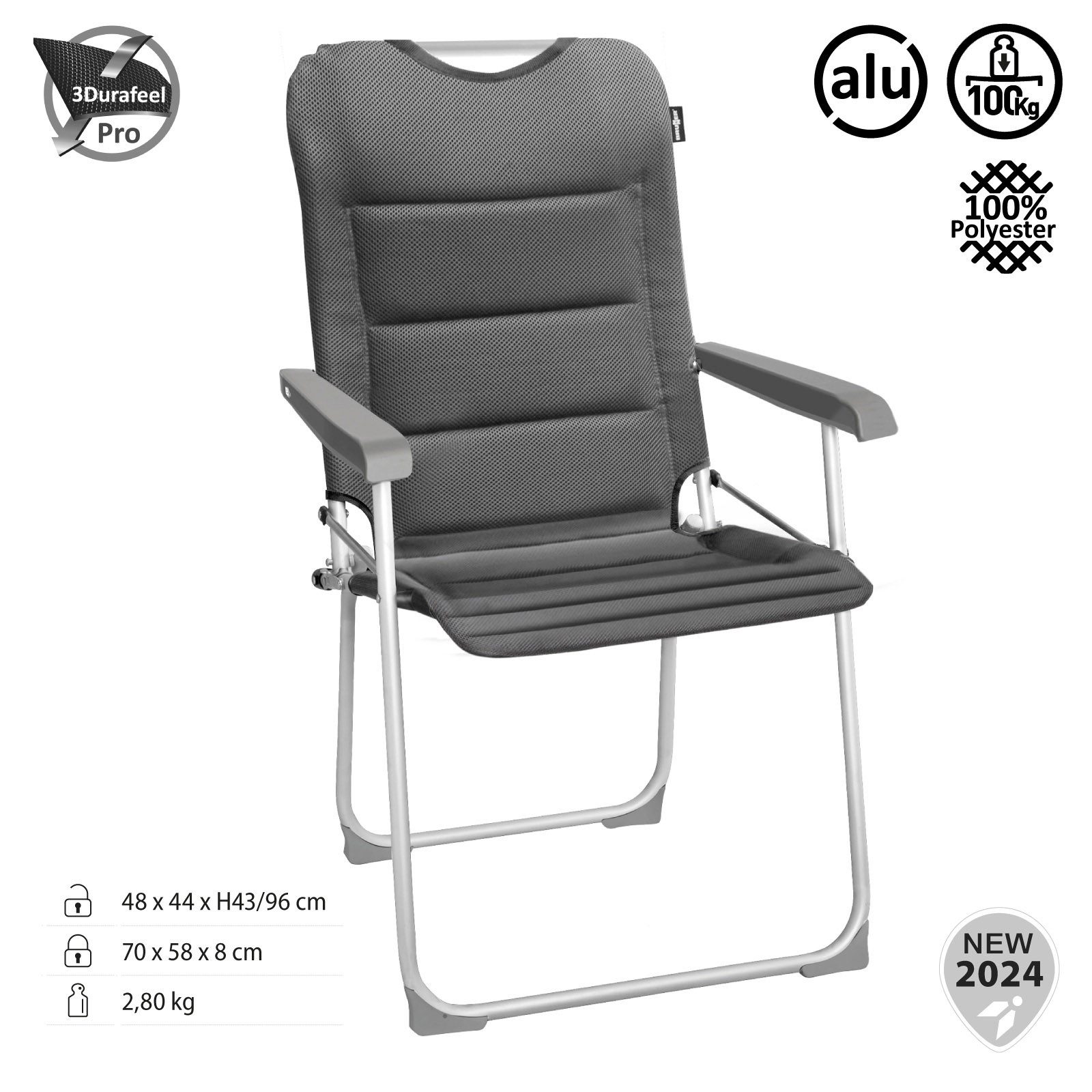 BRUNNER Campingstuhl Campingstuhl Sangria Klappstuhl, Faltstuhl günstig online kaufen