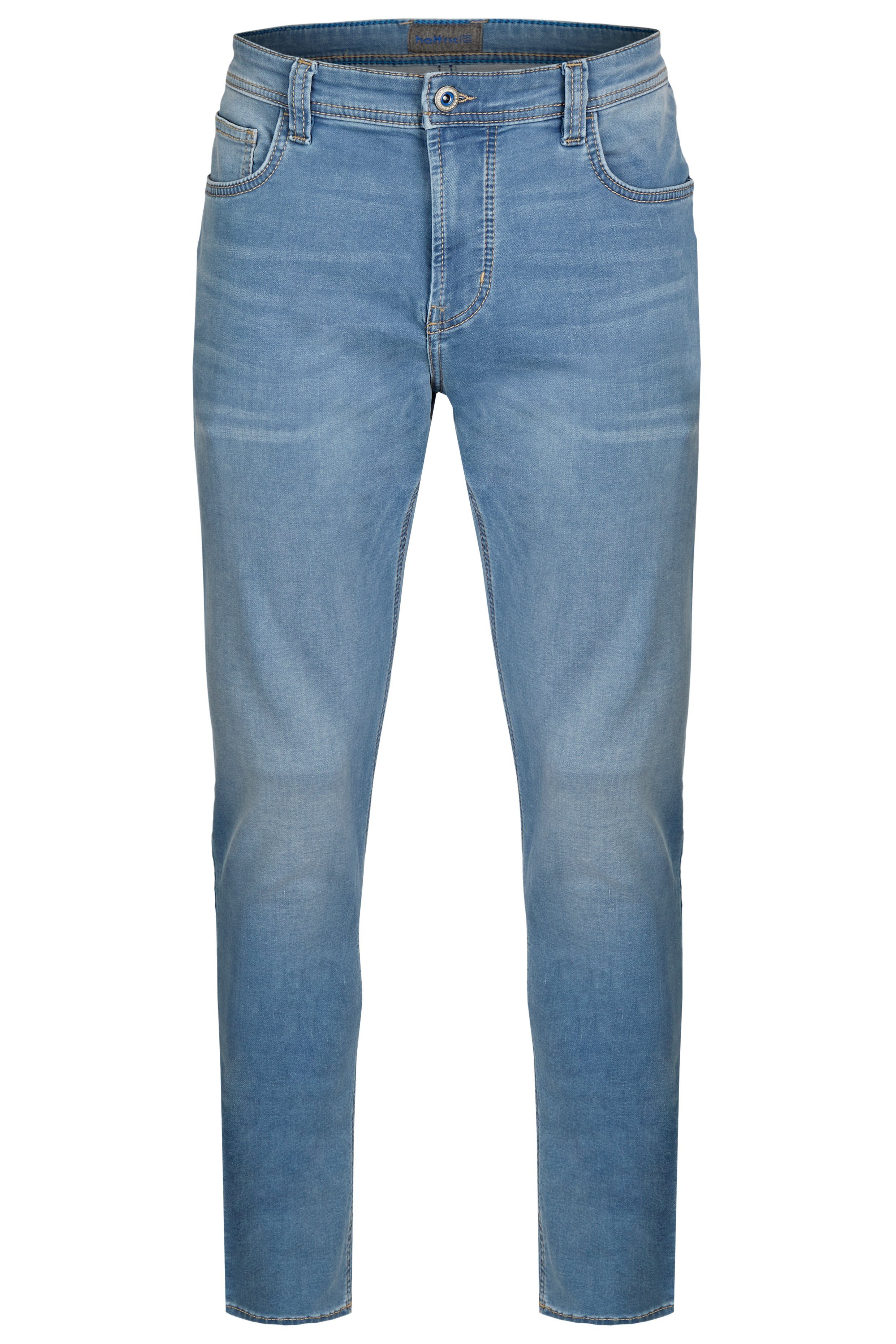 Hattric 5-Pocket-Jeans Hattric Herren 5-Pocket-Hose Hunter Jogg-Denim Ble bleached