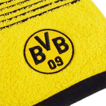 BVB Duschtuch BVB Duschtuch gelb 70 x 140 cm, Baumwolle (Set, 1-St), Kleines BVB-Emblem an der Seite