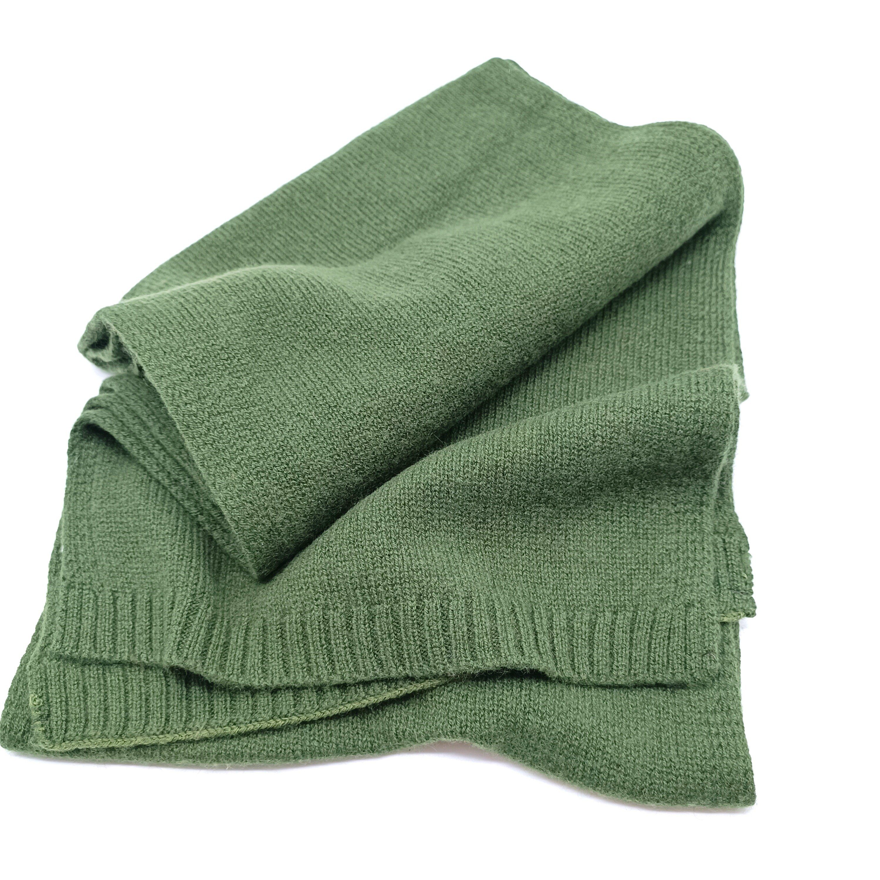 Modeschal Strickschal oliv