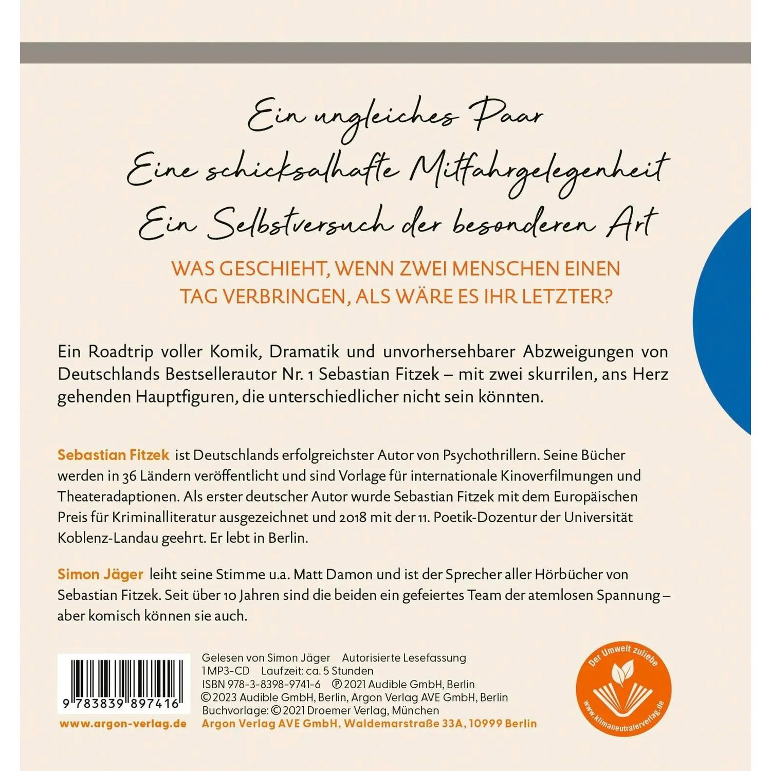 Argon Verlag Hörspiel Der erste letzte Tag