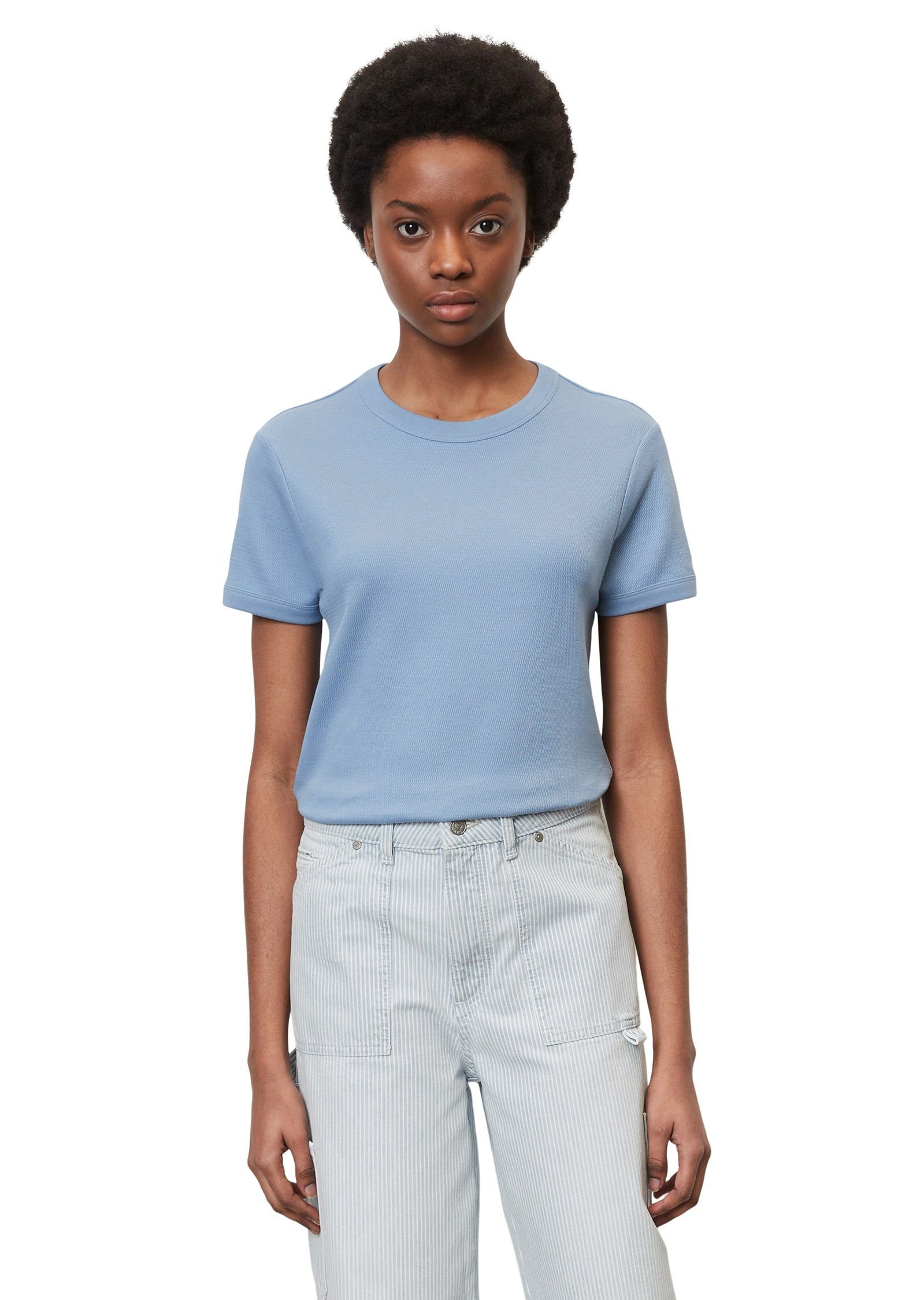 Marc O'Polo DENIM T-Shirt Cotton-Jersey Organic blau aus