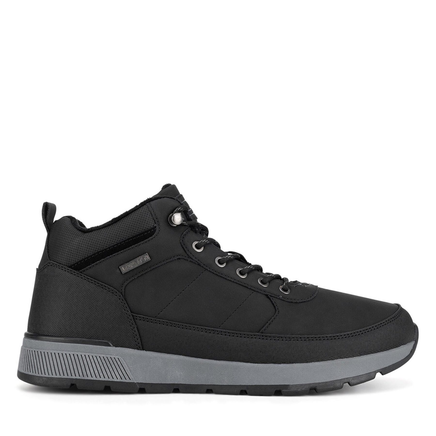 Lanetti Herren-Ankle-Boots, schwarz Stiefel