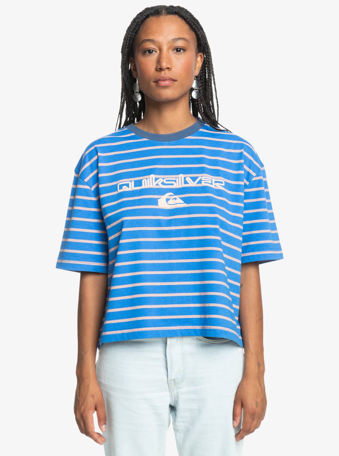 Quiksilver T-Shirt Quiksilver T-Shirt Uni Stripe and Arts XS/S