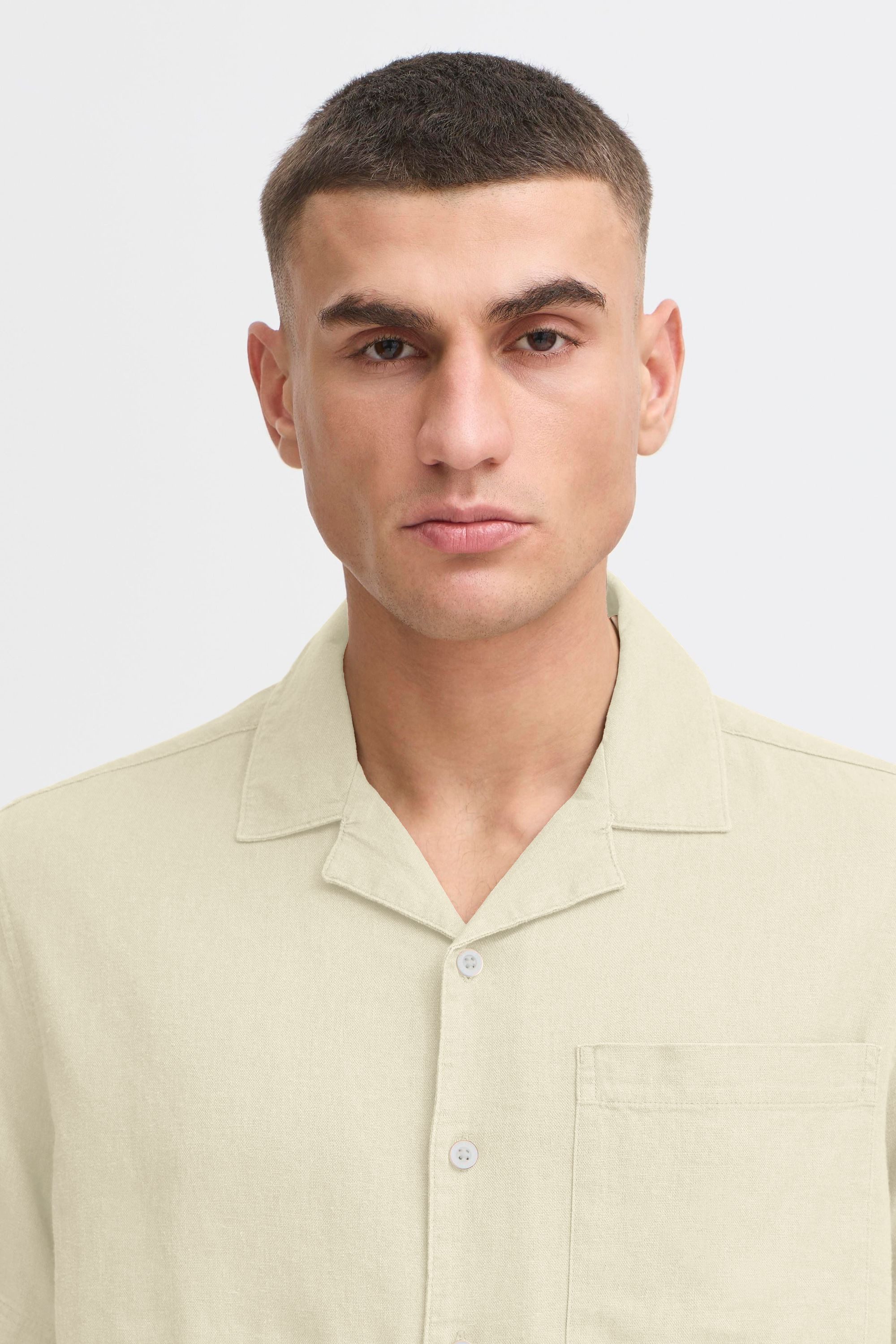 !Solid Kurzarmhemd SDAllan Cuba Kurzarmshirt aus Leinenmix