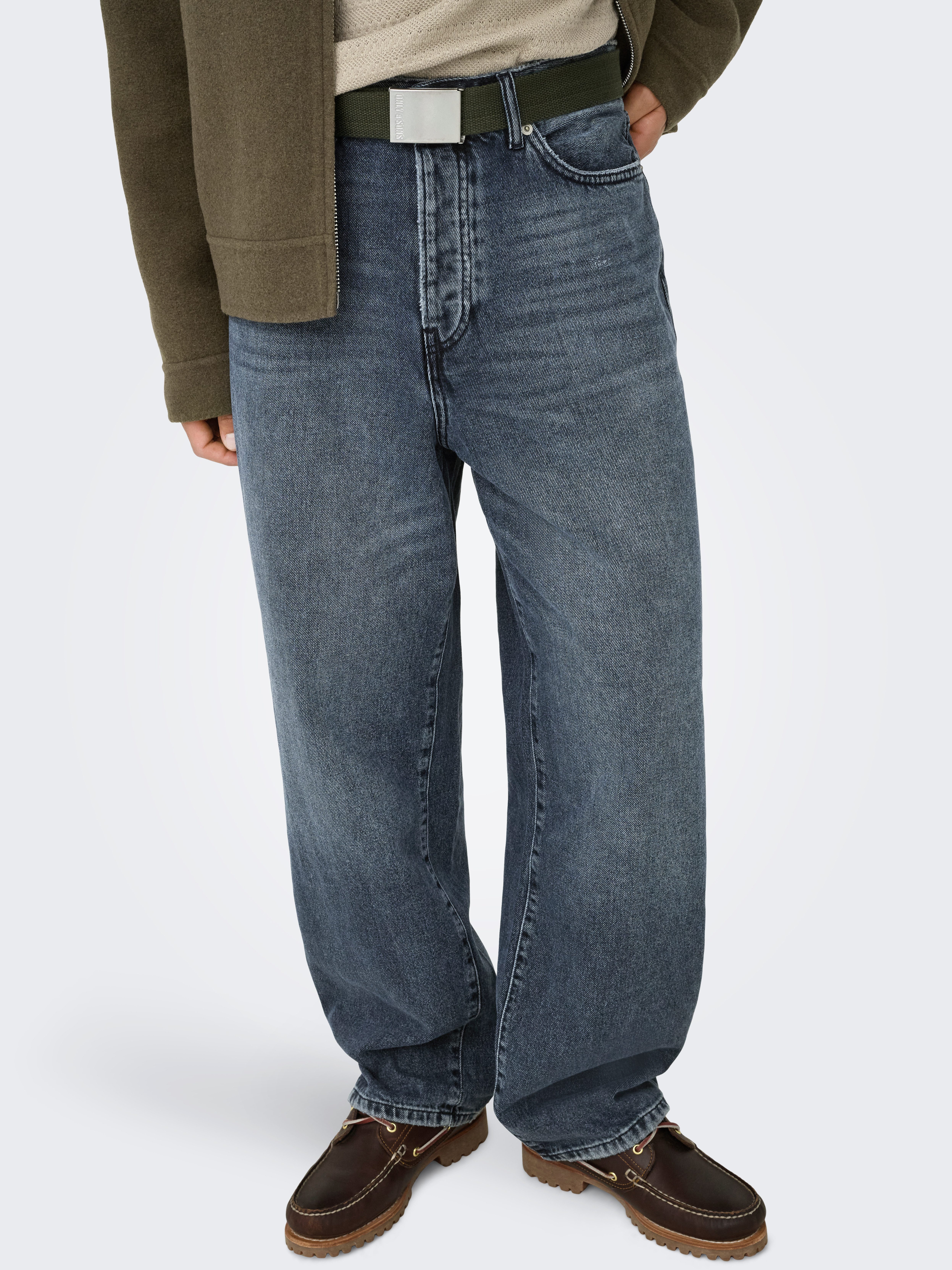 ONLY & SONS Loose-fit-Jeans ONSFADE LOOSE WB 6778 A14 DNM NOOS