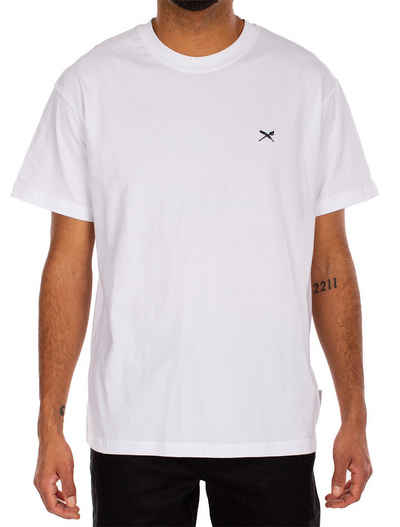 iriedaily T-Shirt - Basic T-Shirt - Kurzarm Shirt einfarbig weiß -