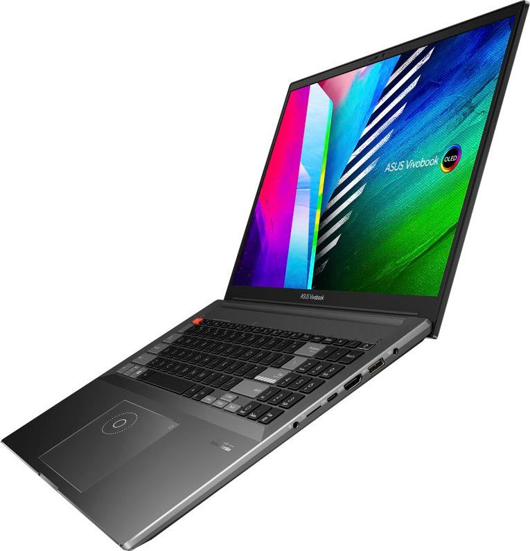 Asus OLED 16X GeForce RTX Zoll, GB Ti, SSD, 5800H, 7 AMD cm/16 OLED-Display) Notebook Ryzen Vivobook 3050 M7600QE-L2007W 1000 (40,6 Pro