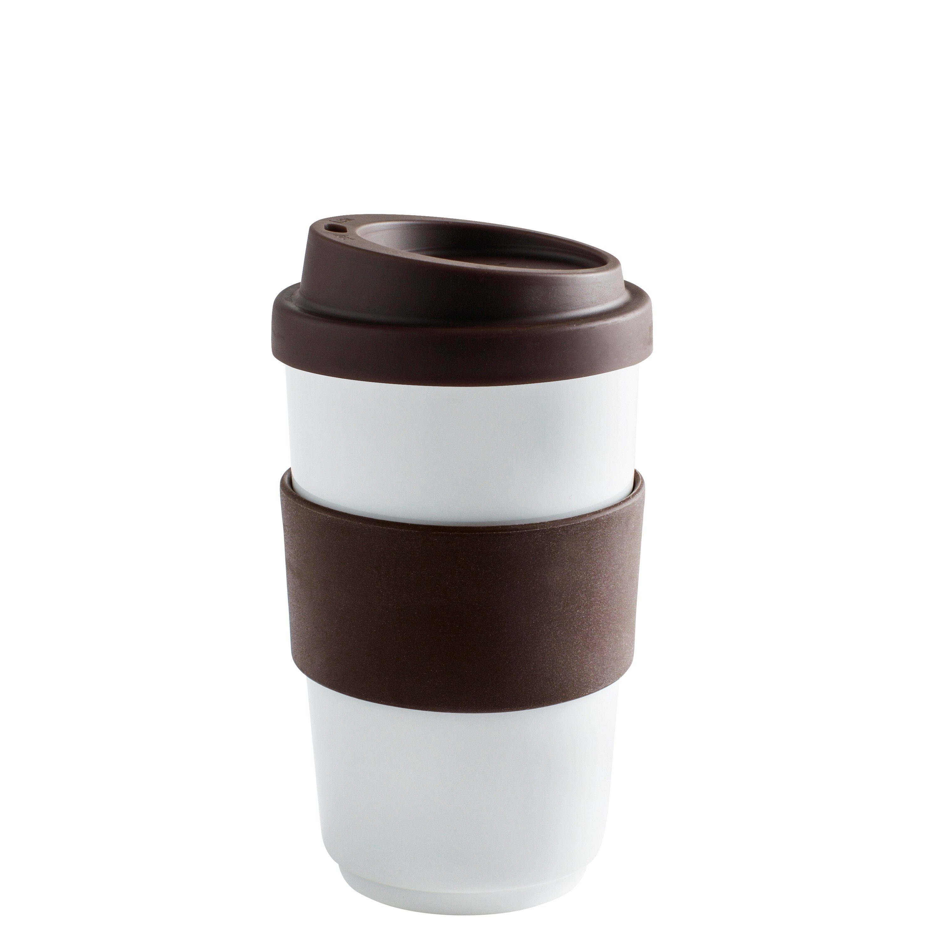 KAHLA Coffee-to-go-Becher Fillit Becher + Trinkdeckel, 1-tlg., Porzellan, Made in Germany