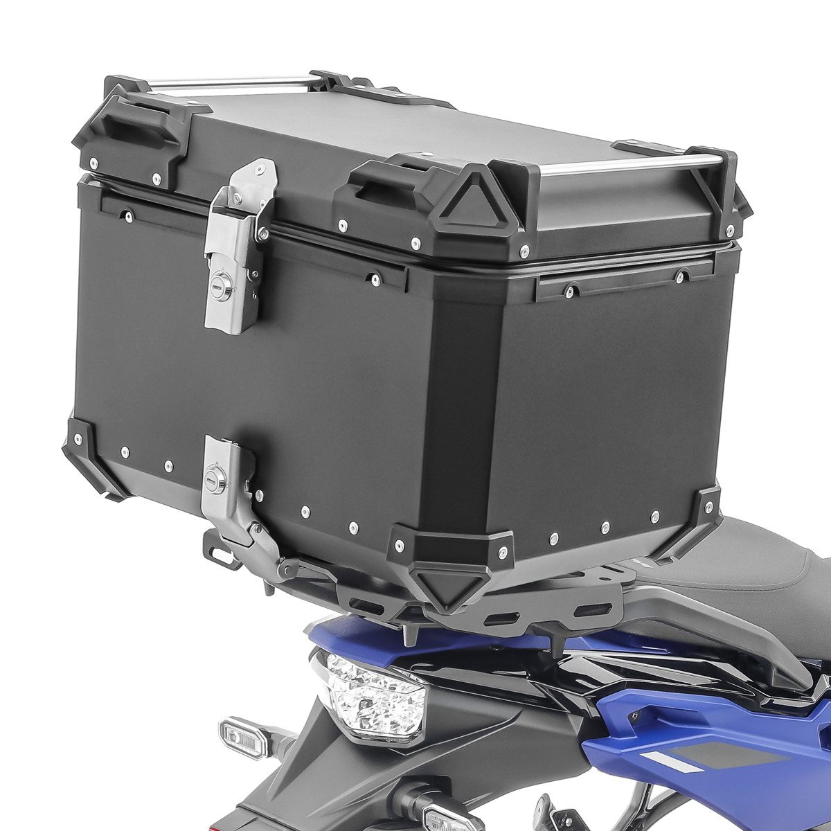 Bagtecs Topcase Set Alu Topcase + Gepäckbrücke passend für Suzuki V-Strom 800 23-26 #