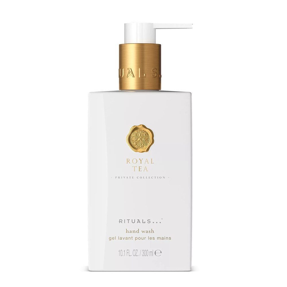 Rituals Handseife Royal Tea Hand Wash – Grüner Tee, Feige & Moosnoten – 300 ml, Handseife mit grünem Tee, Feige & moosigen Noten – 300 ml