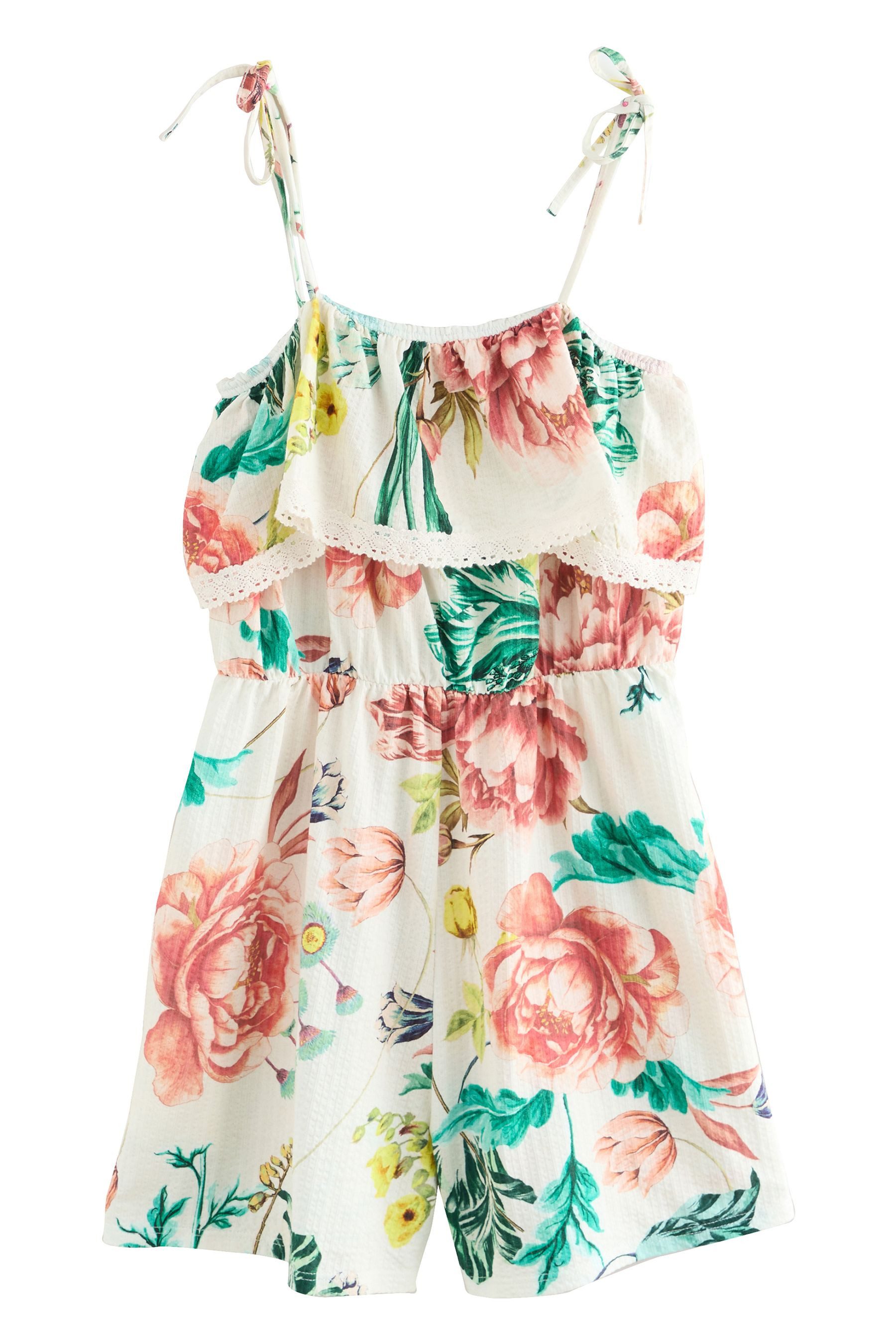 Next Playsuit Bandeau-Playsuit, strukturierter Baumwolljersey (1-tlg) günstig online kaufen