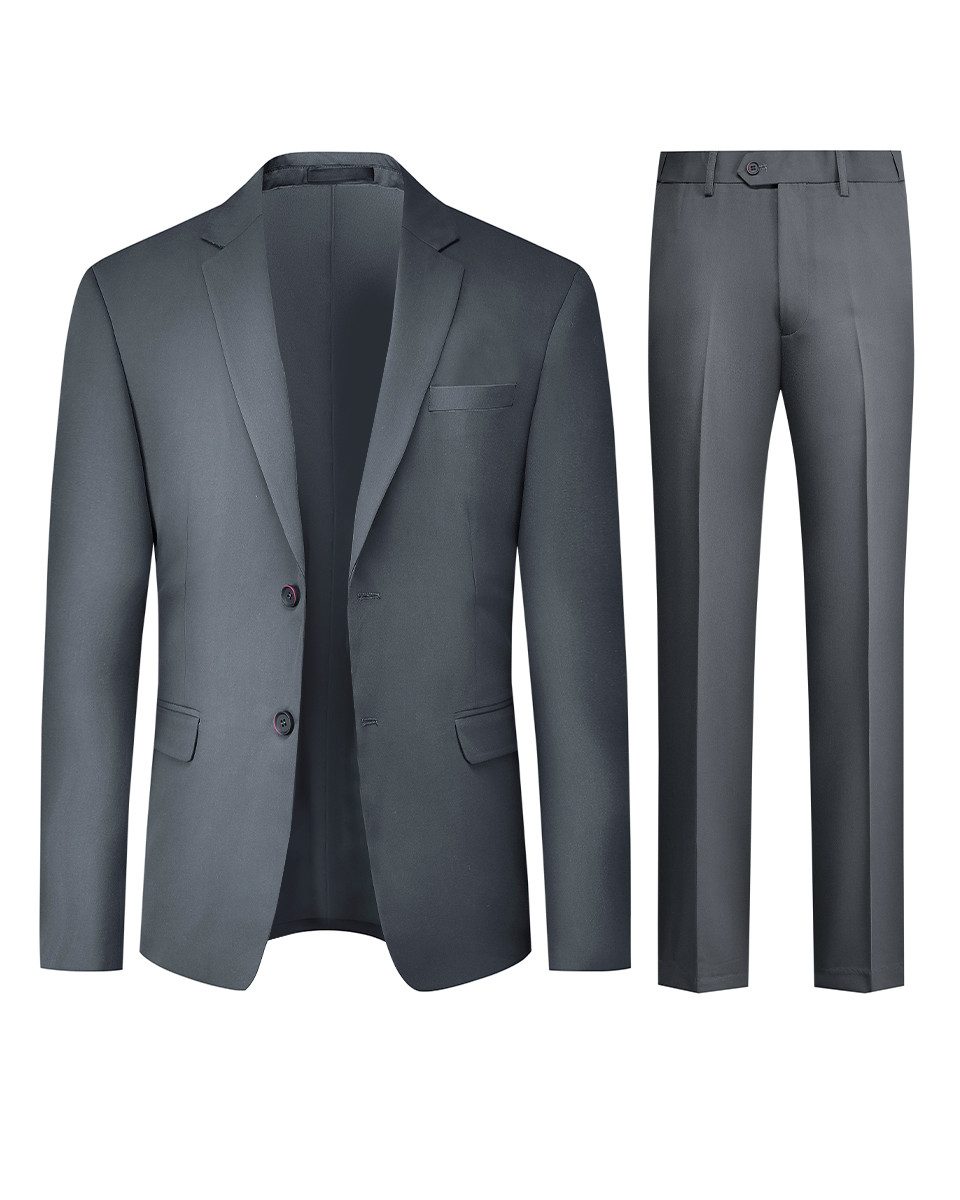 Allthemen Anzug Herren Slim Fit Business Anzug im eleganten Look Hochzeitsa günstig online kaufen