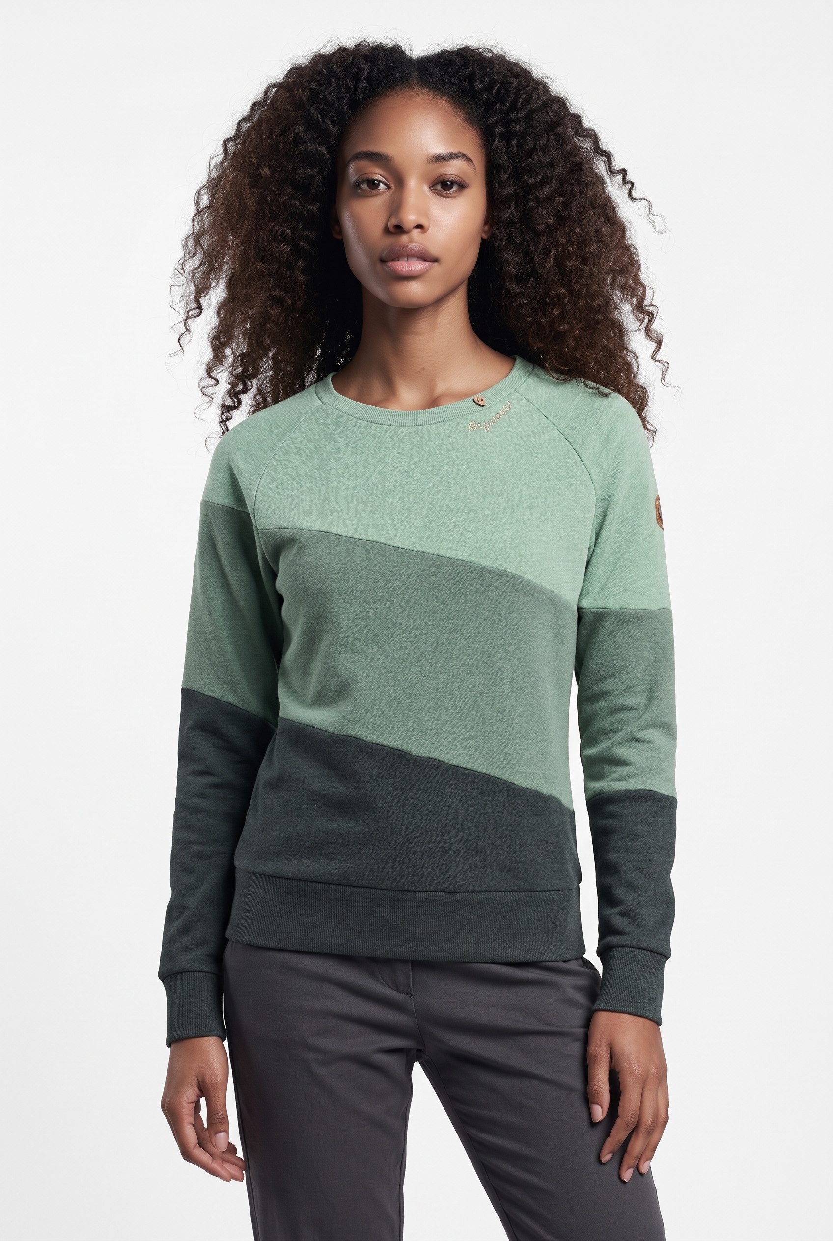 Ragwear Sweater JOHANKA BLOCK in multicolor Block-Streifen