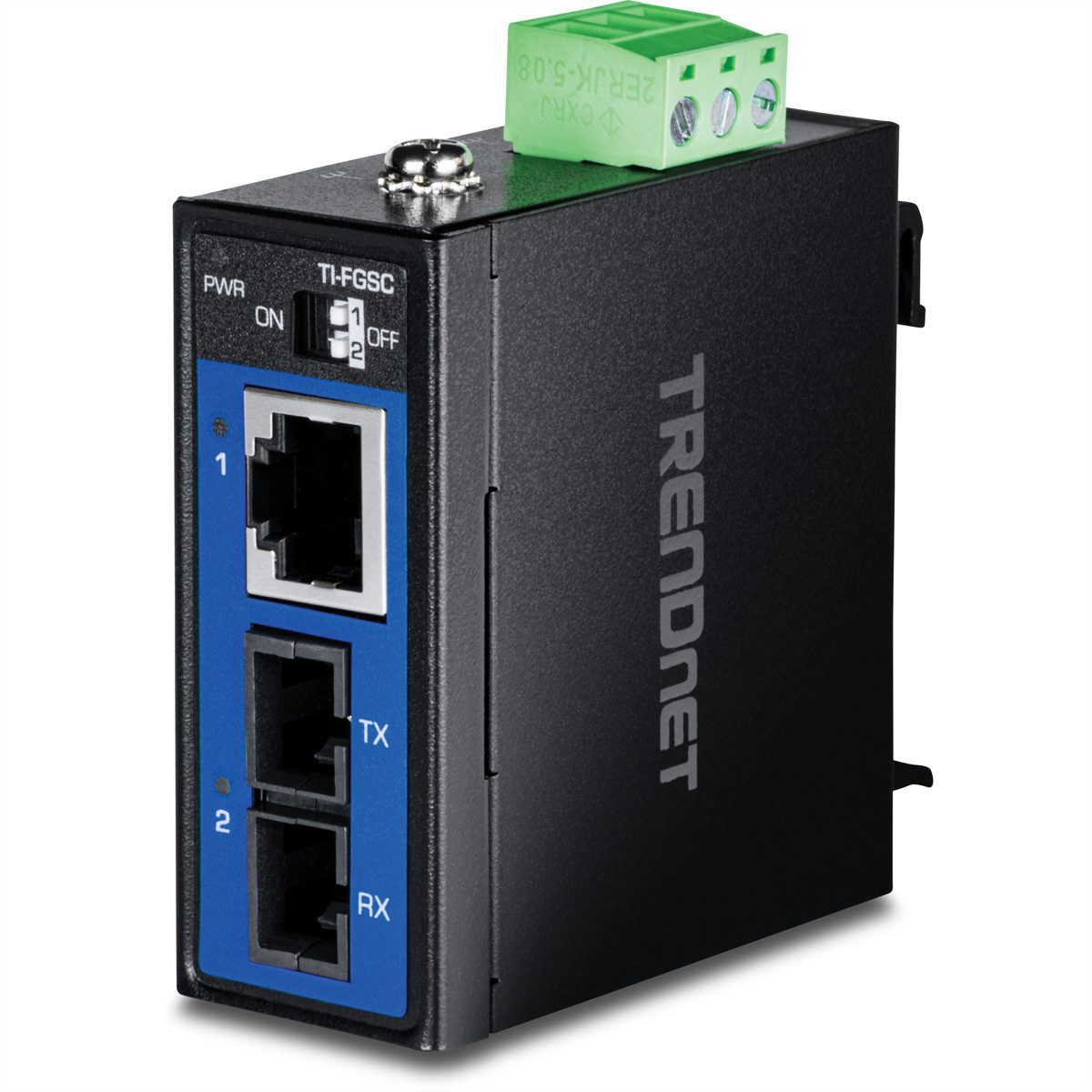 Trendnet TI-FGSC Industrial Medienkonverter 1000BASE-LX Multi-Mode SC 1km Netzwerk-Switch