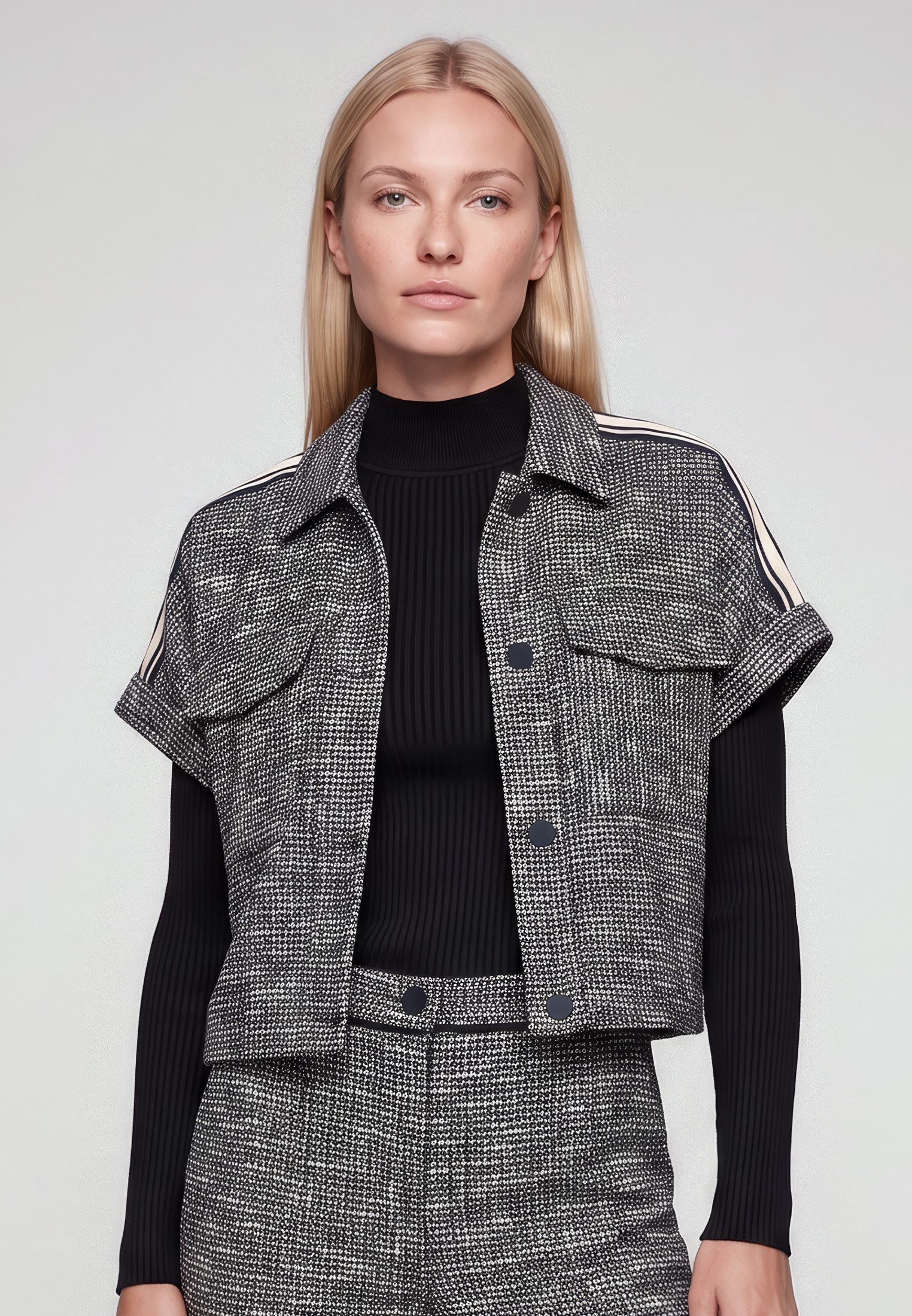 MARC AUREL Kurzjacke mit Ärmelaufschlag
