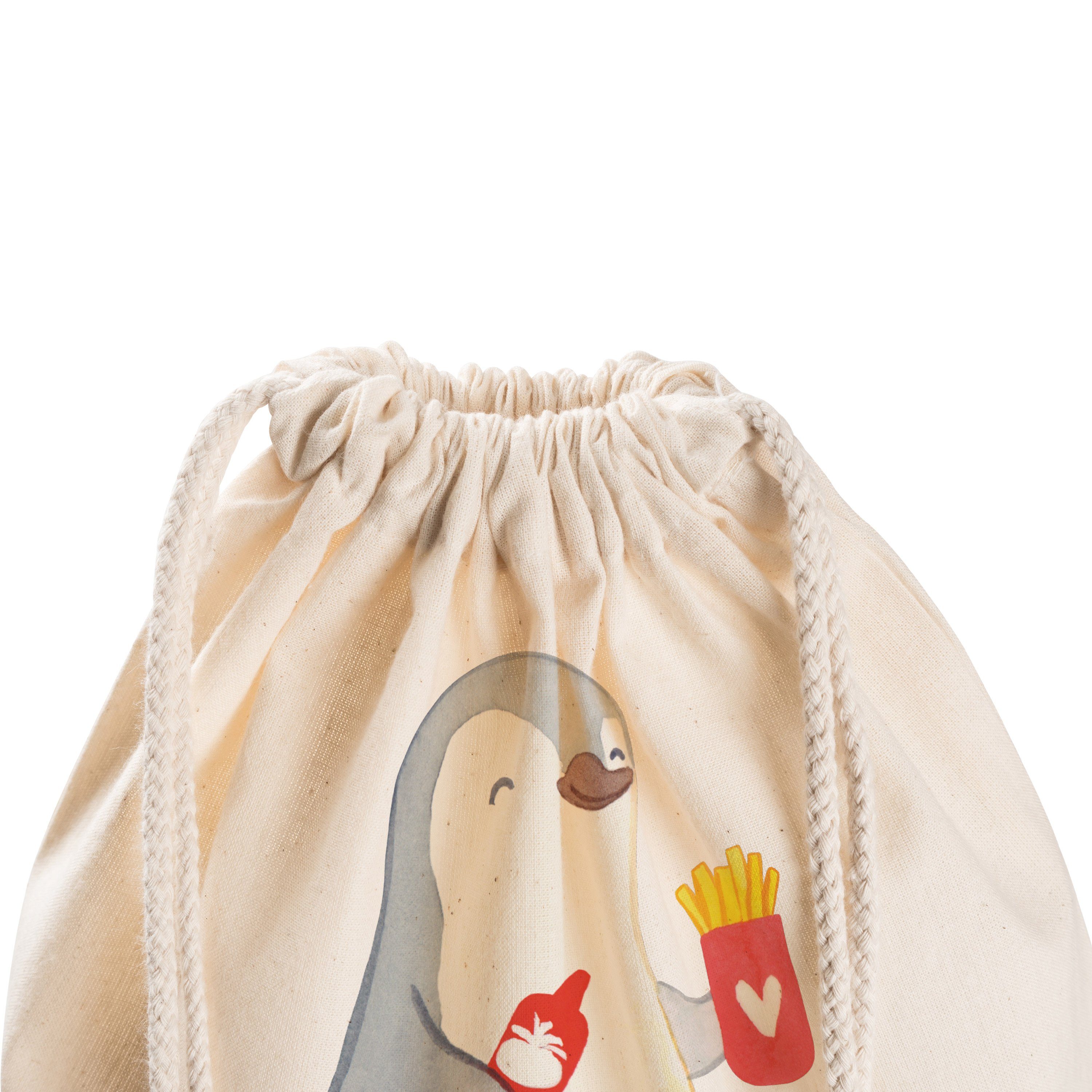 - Liebesgeschenk, Sporttasche - Transparent Mrs. Pinguin Spor Pommes (1-tlg) Panda Freund, & Mr. Geschenk,