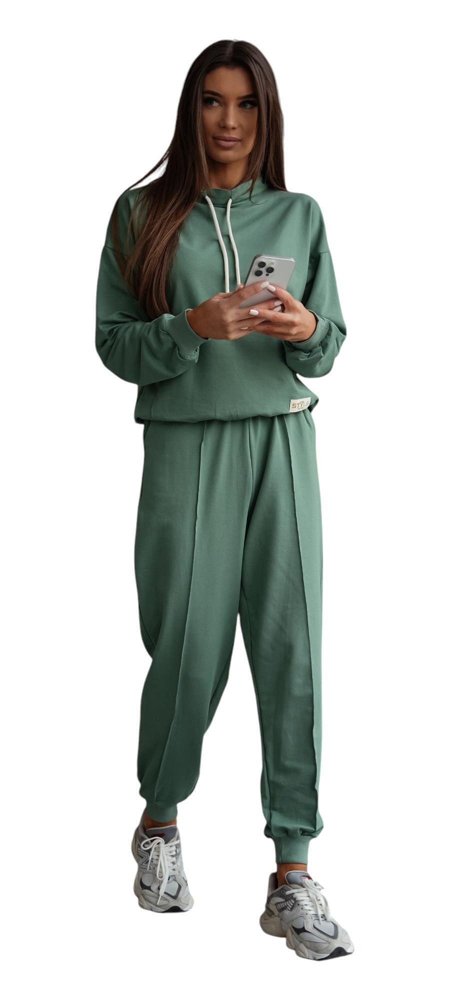 EloModa Jogginganzug Damen Freizeitanzug Hausanzug Homewear günstig online kaufen