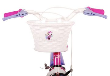 Volare Kinderfahrrad Disney Minnie Cutest Ever!, Mädchen,12 Zoll,Rosa, Zweihandbremsen, bis 60 kg, 85% zusammengebaut, 3 - 4,5 Jahre