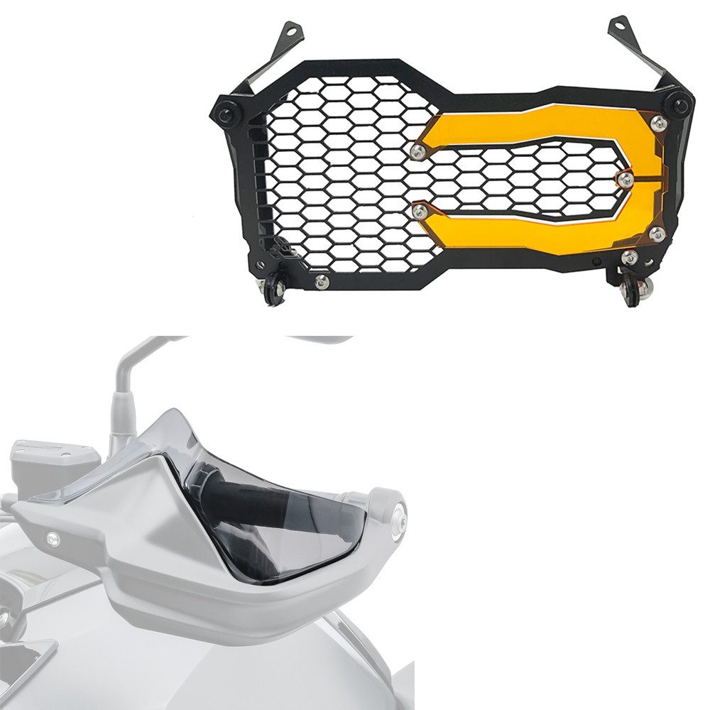 Motoguard Motor-Schutzhülle Handprotektoren + Scheinwerfergitter passend für BMW R 1250 GS / Adven