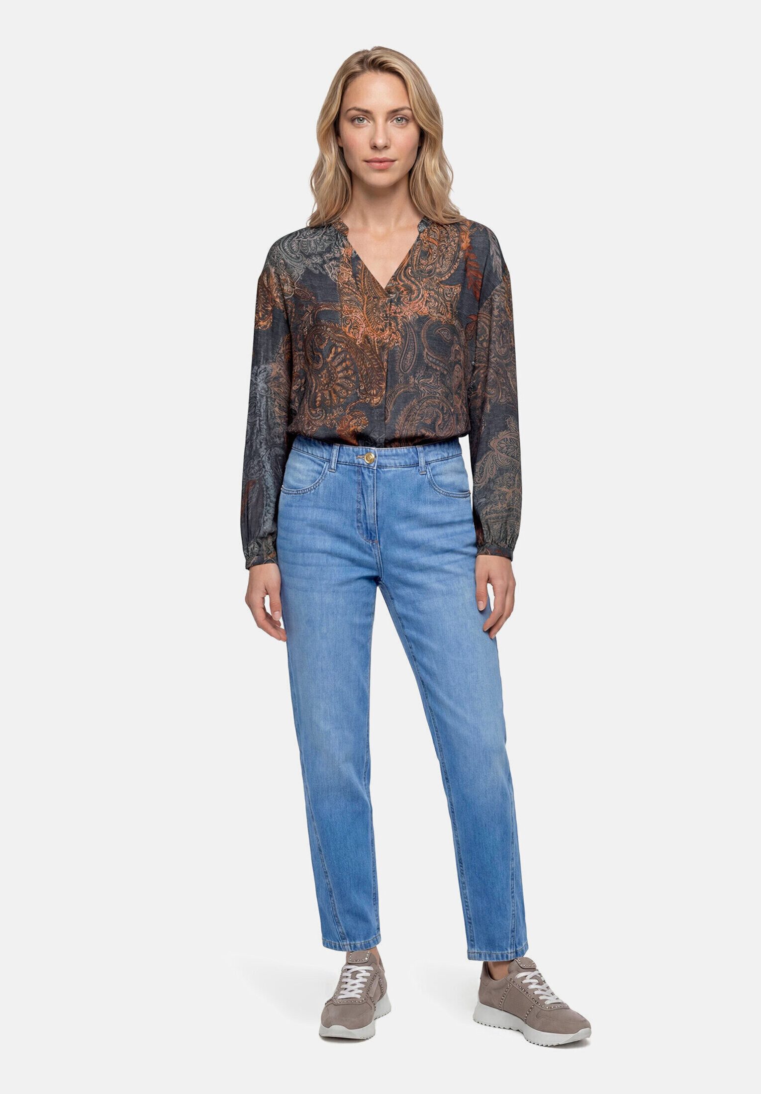 Betty Barclay Schlupfbluse Damen mit Stehkragen